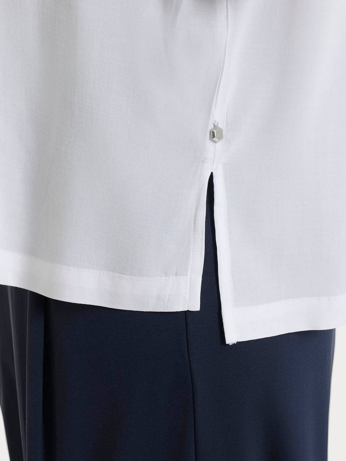 RAGNO Chemise 3/4 ouverte Femme blanc Photo 4