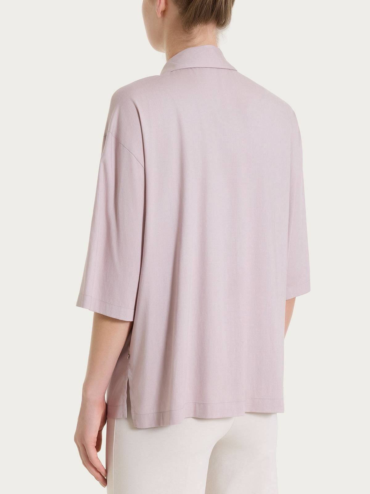 RAGNO Chemise 3/4 ouverte Femme marron Photo 2