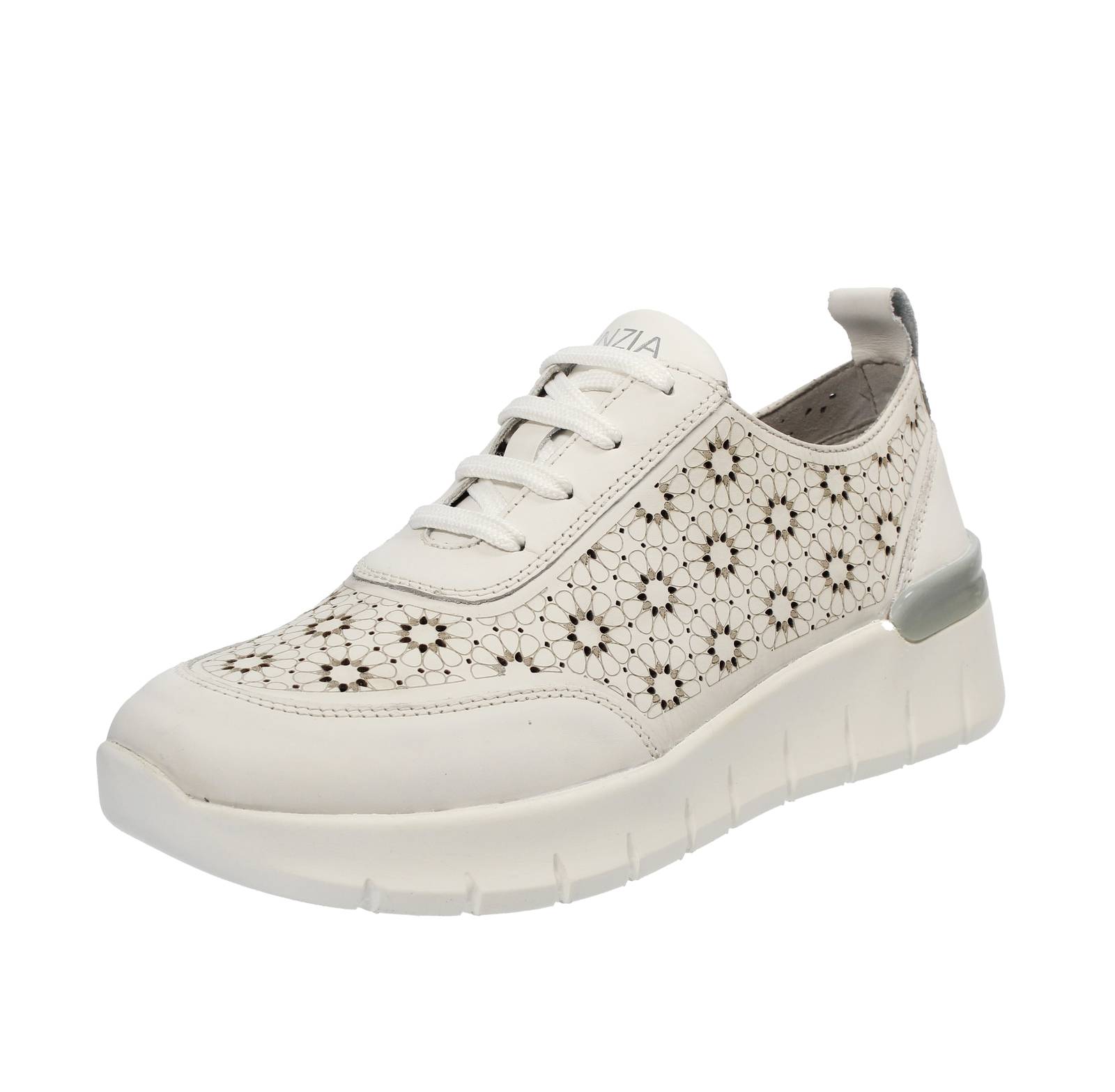 Мягкие кроссовки Cinzia от Pelle Con Zeppa Bianco - Повседневные кроссовки Donna Scarpe