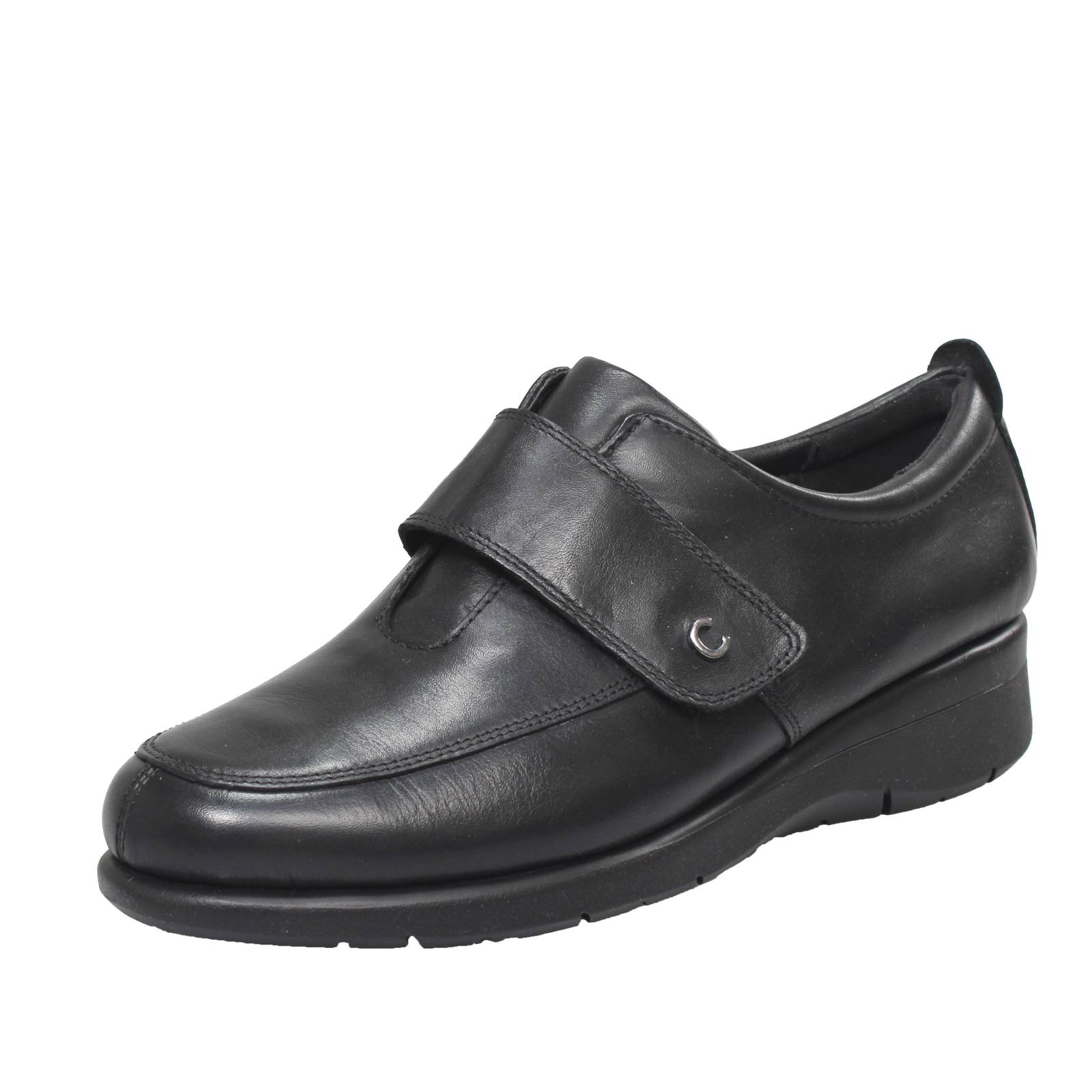 Cinzia Soft Slipper mit Riemchen Leder schwarz - Damen Schuhe Slipper 17590₽