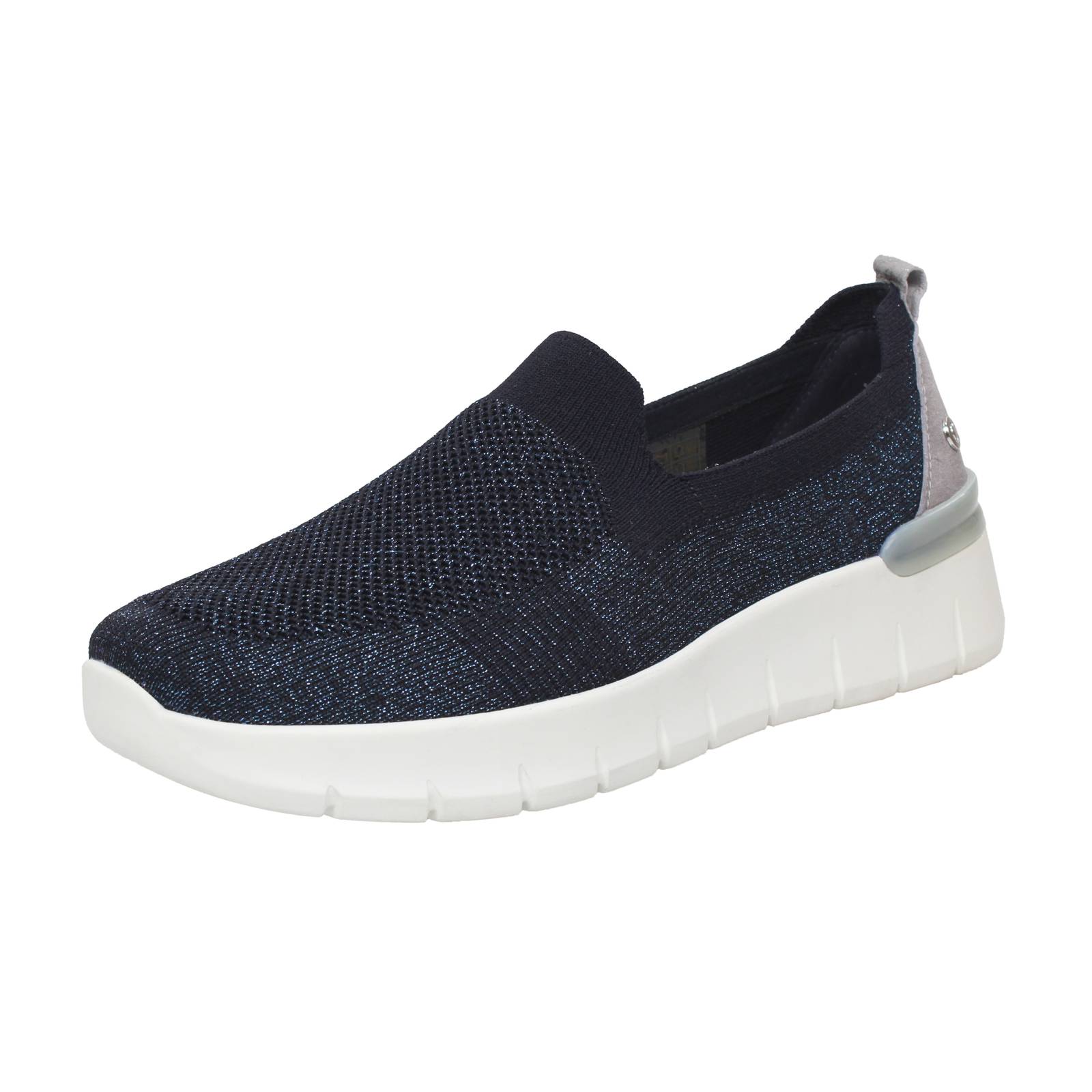 Cinzia Stoff blauem Wildleder - Damen Schuhe 19390₽