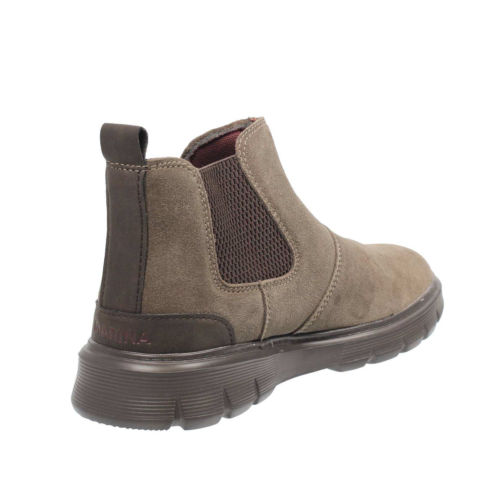 MARINA MILITARE Bottes Chelsea en daim Homme marron Photo 4