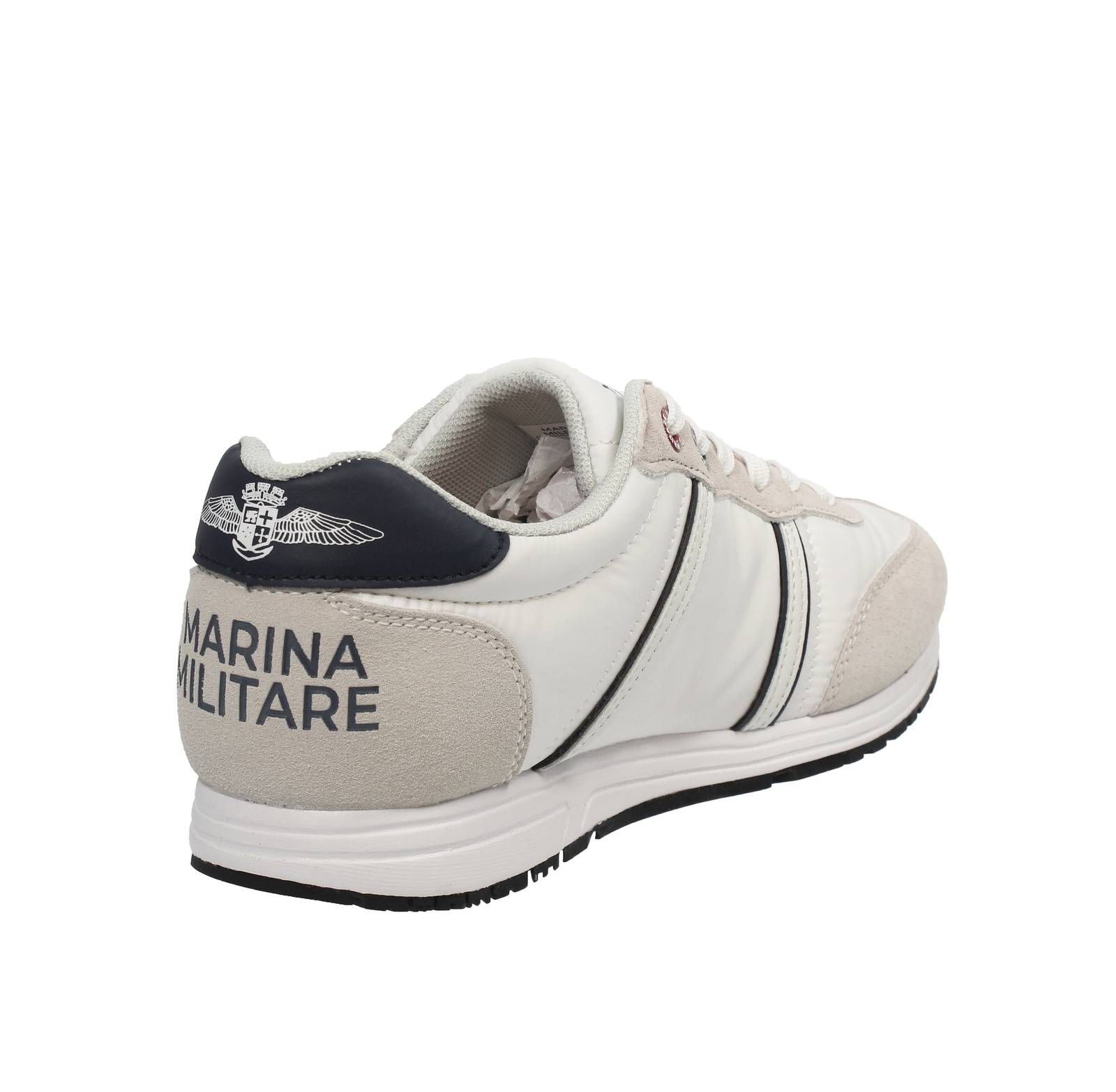 MARINA MILITARE Sneakers basses avec mousse à mémoire de forme Homme blanc Photo 4