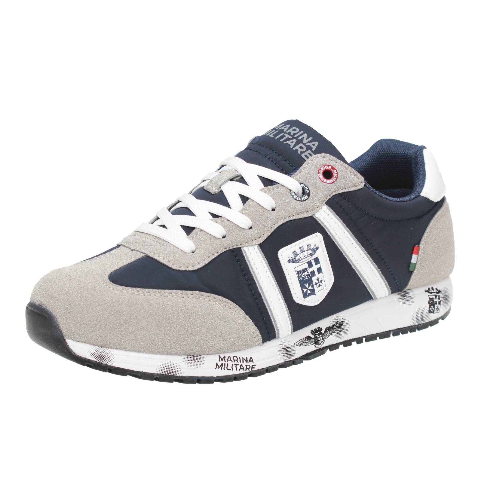 MARINA MILITARE Sneakers basses avec mousse à mémoire de forme Homme gris