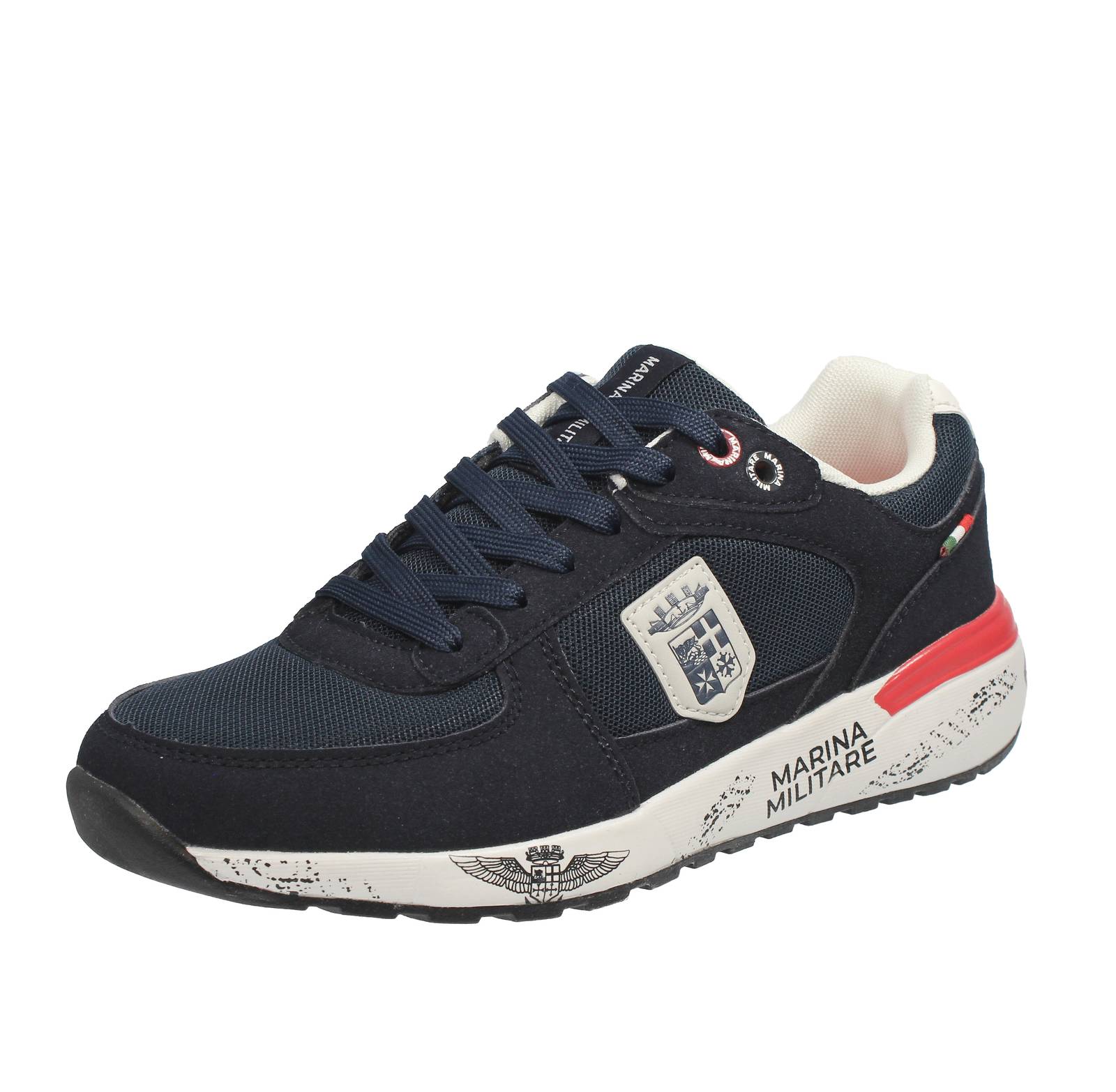 Marina Militare Sneakers Basse Con Memory Foam Blu - Uomo Scarpe Sneakers Casual - Zdjęcie 4 z 4