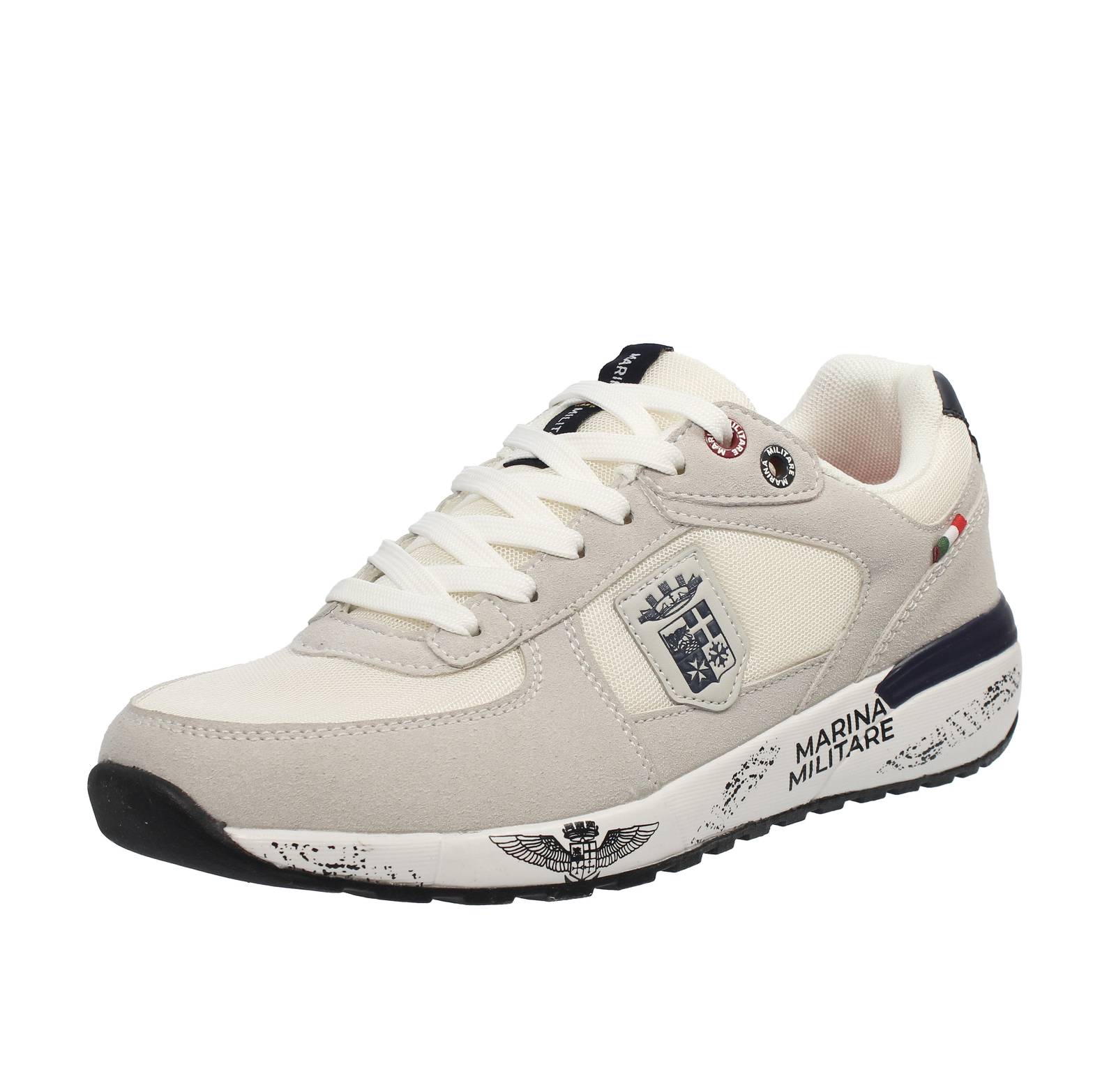 Marina Militare Sneakers Basse Con Memory Foam Bianco - Uomo Scarpe Sneakers - Zdjęcie 4 z 4