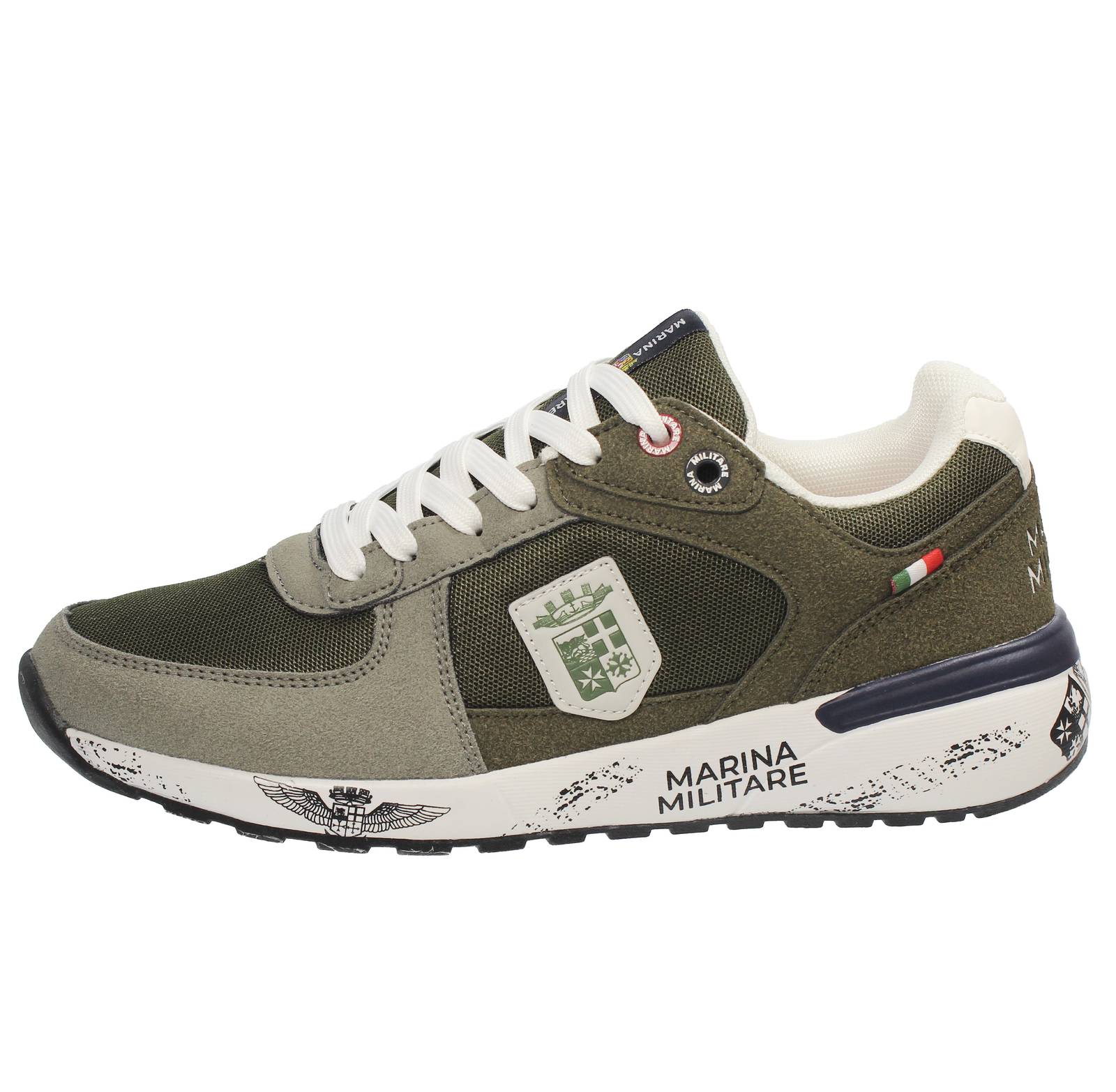 MARINA MILITARE Sneakers basse con Memory Foam Uomo verde Foto 3