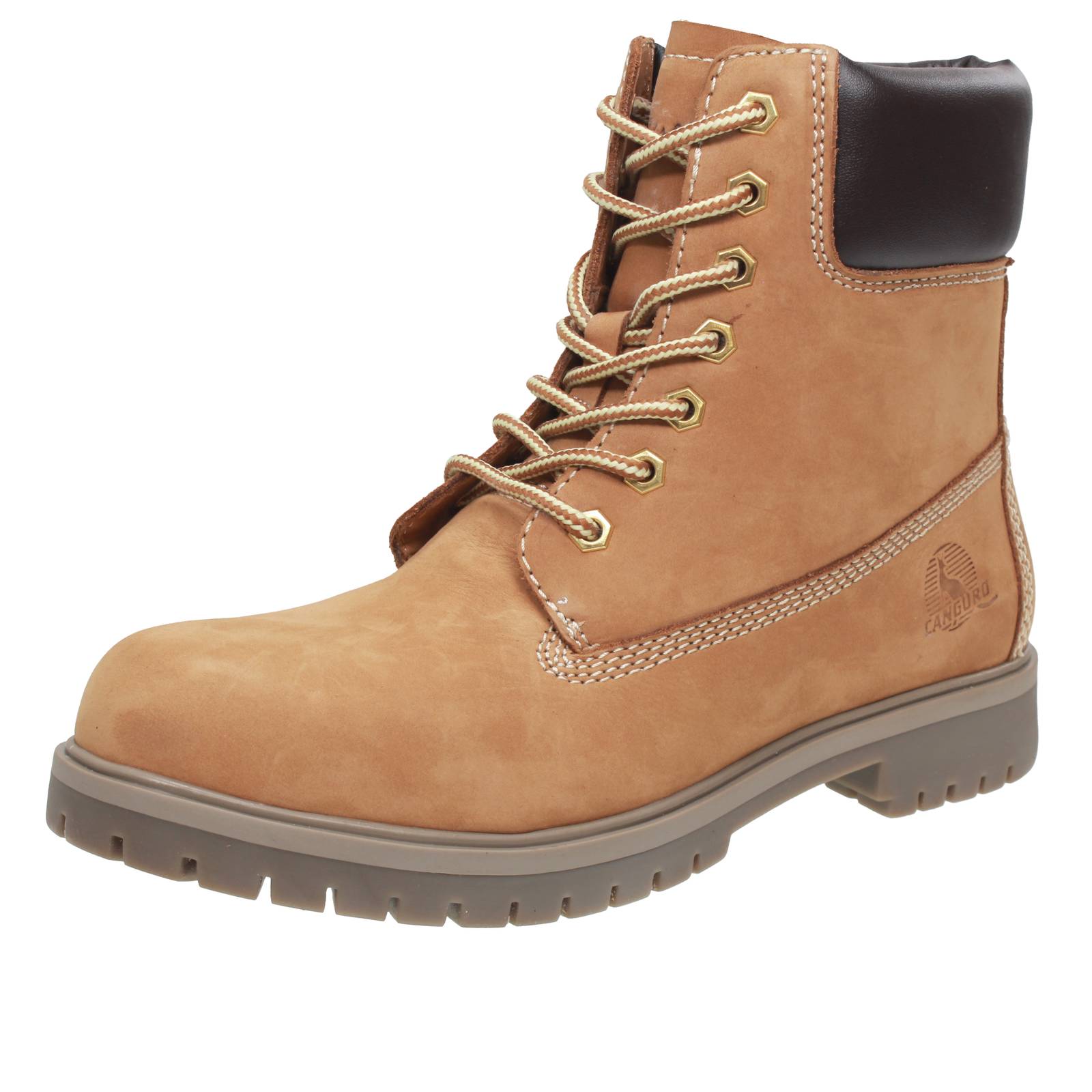 Känguru Lederstiefel gelb - Herrenschuhe Stiefel