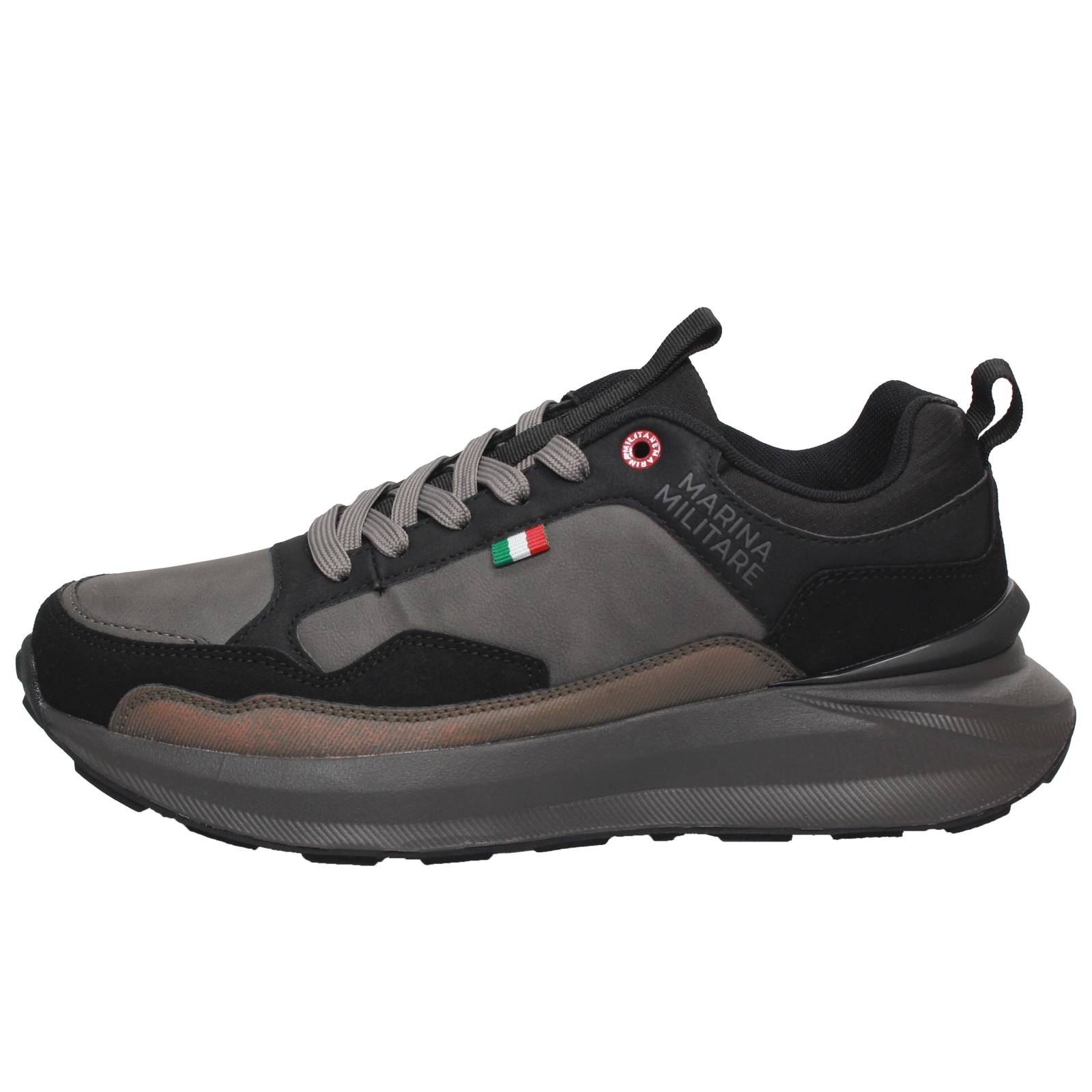MARINA MILITARE Sneakers basses à mémoire de forme Homme noir Photo 3