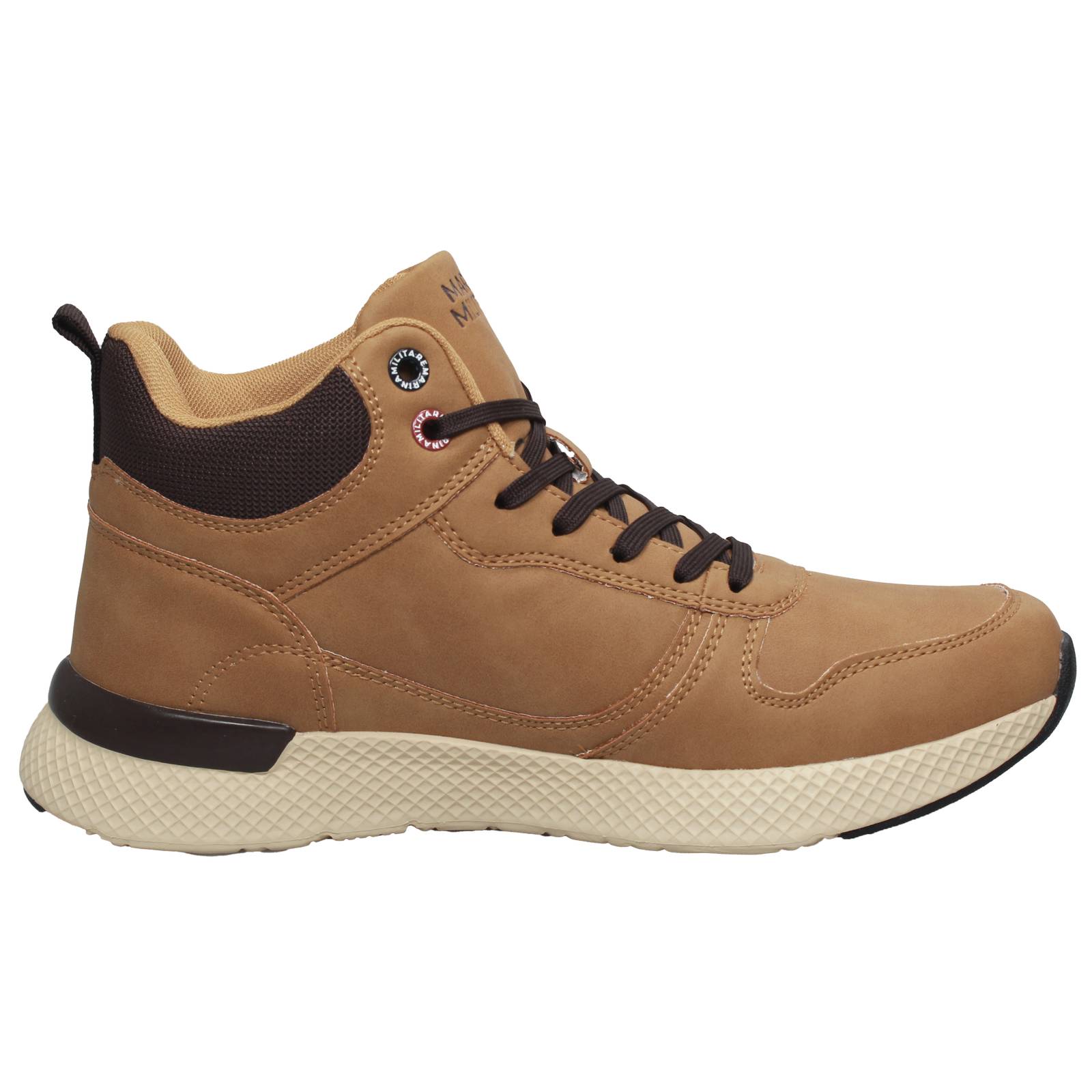 MARINA MILITARE Sneakers hautes à mémoire de forme Homme marron Photo 2