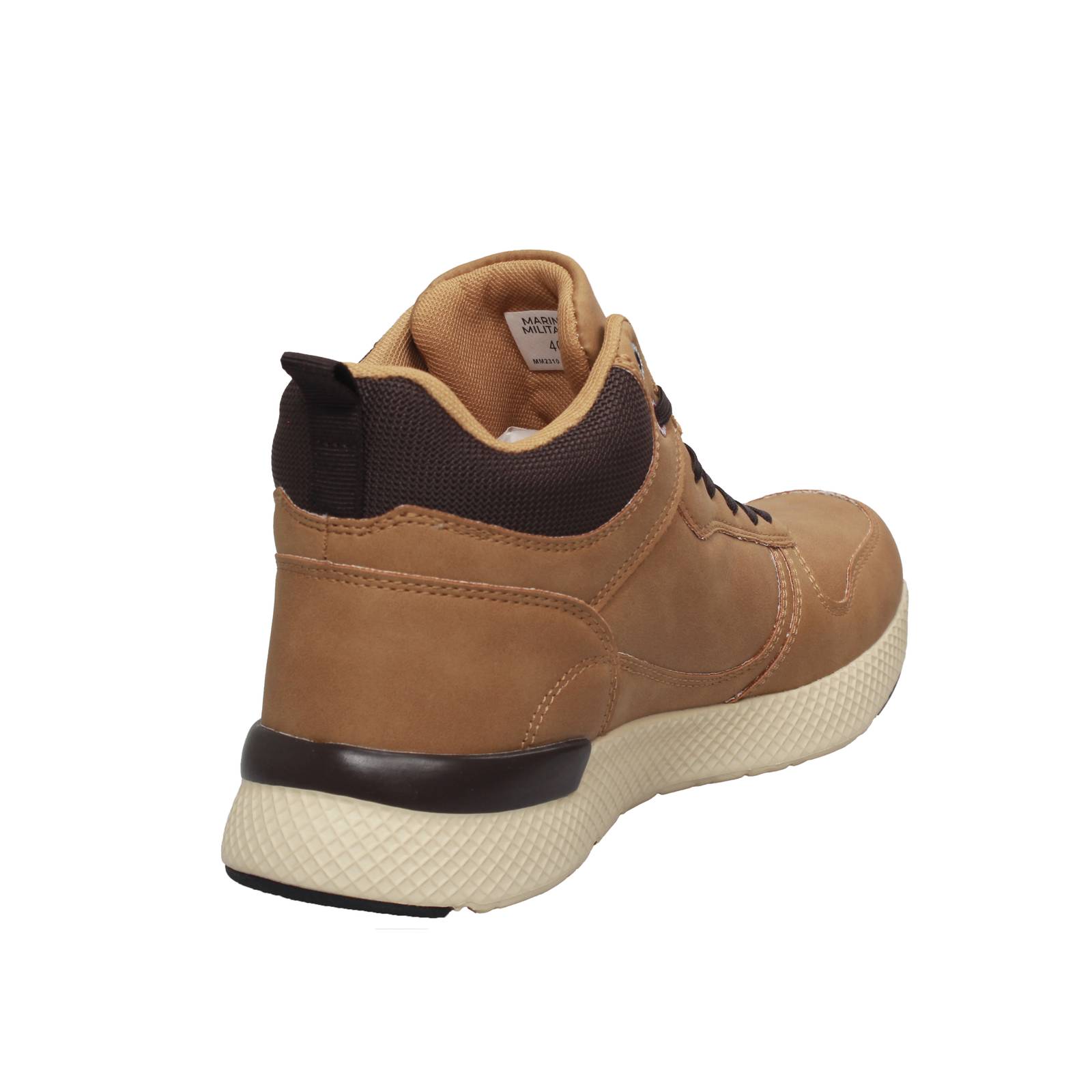 MARINA MILITARE Sneakers hautes à mémoire de forme Homme marron Photo 4