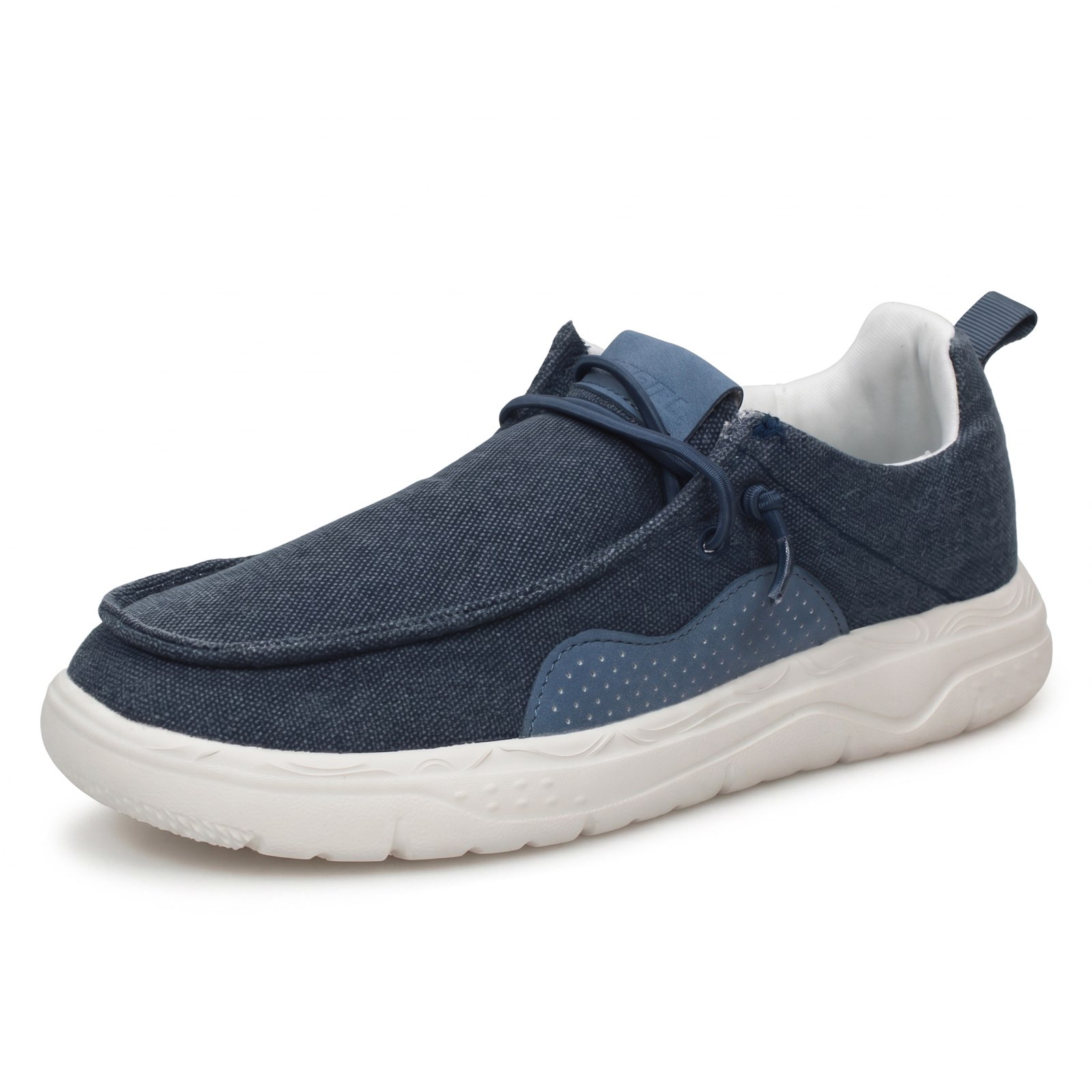 CANGURO Pantoufles en toile Homme bleu