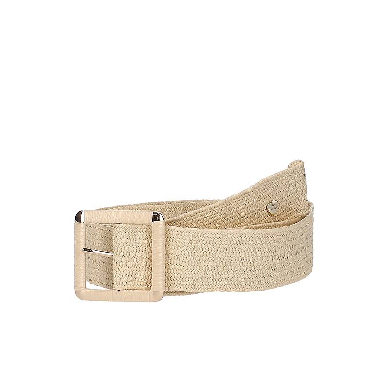 HAT YOU Ceinture élastique unie Femme beige