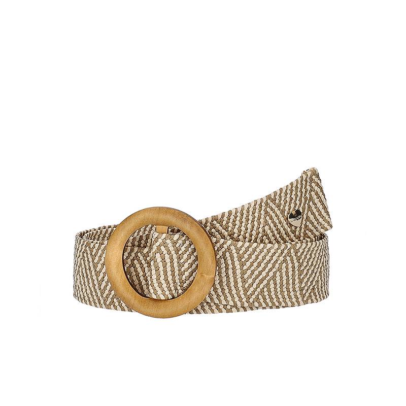 HAT YOU ceinture élastique ethnique Femme beige