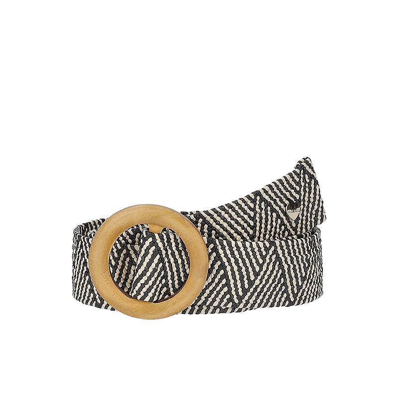 HAT YOU ceinture élastique ethnique Femme noir