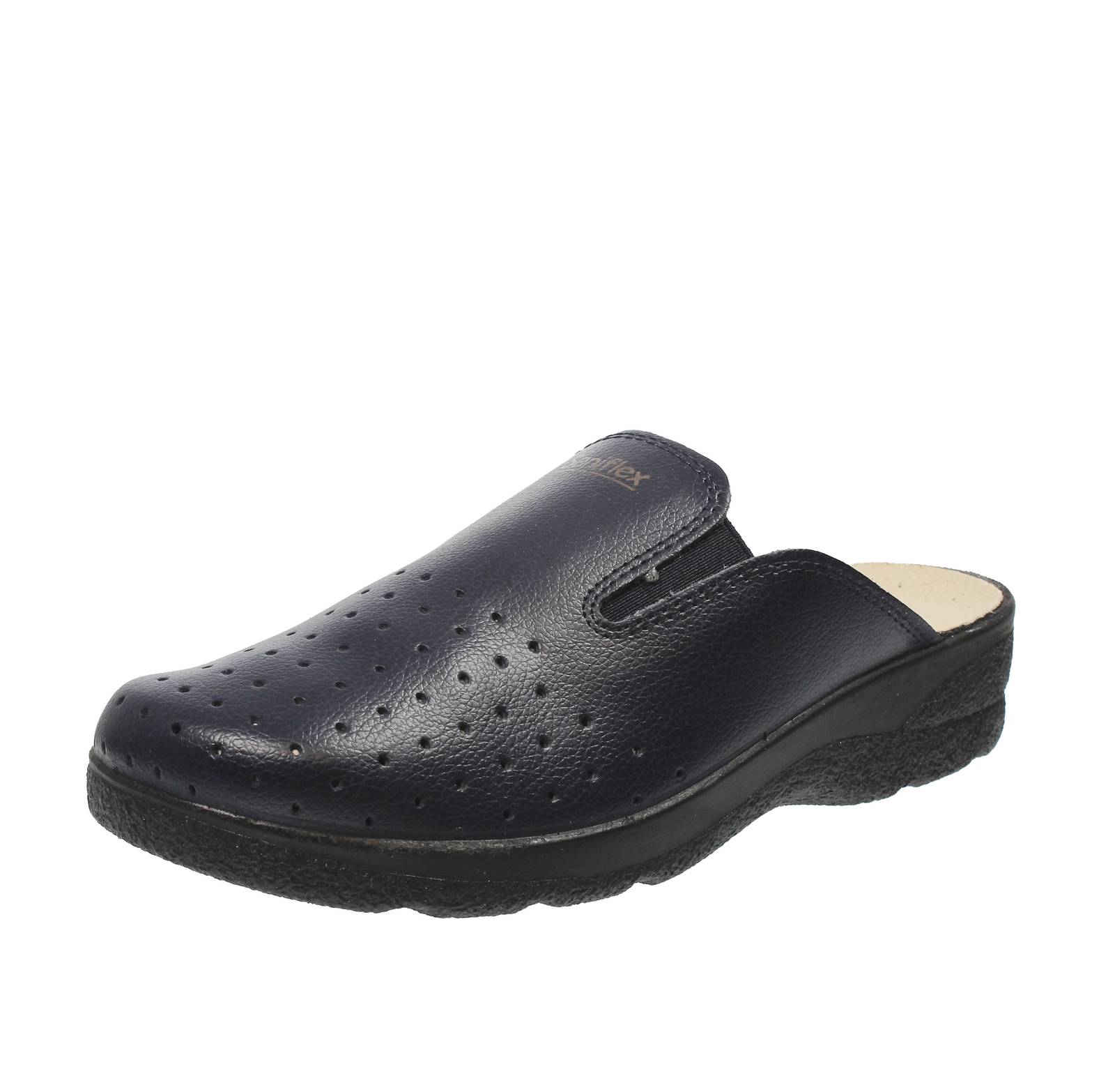 Сантехника Saniflex Pantofole в Пелле Блу - Сантехника Uomo Scarpe Ciabatte 6190₽
