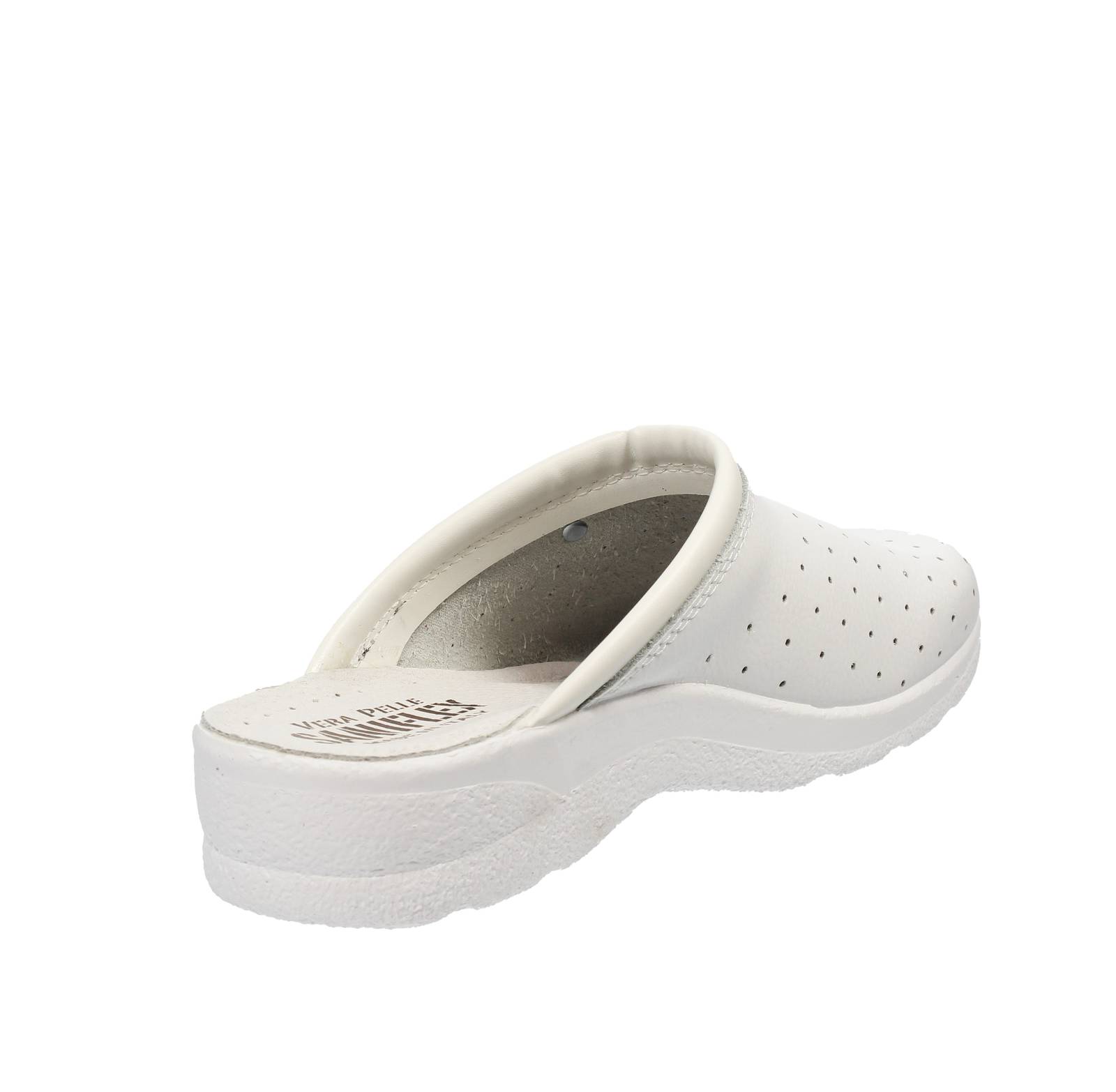 SANIFLEX Hygieneschuhe aus Leder Herren weiß Foto 4