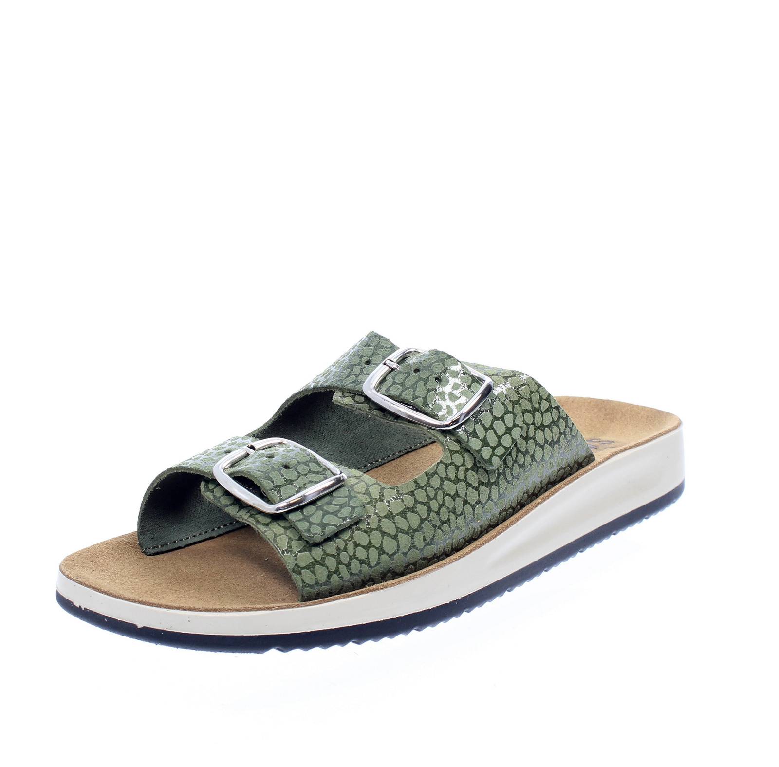 Санифлекс Чиабатте В Пелле-Кон-Доппия-Фиббия-Верде - Донна Скарпе Чиабатте