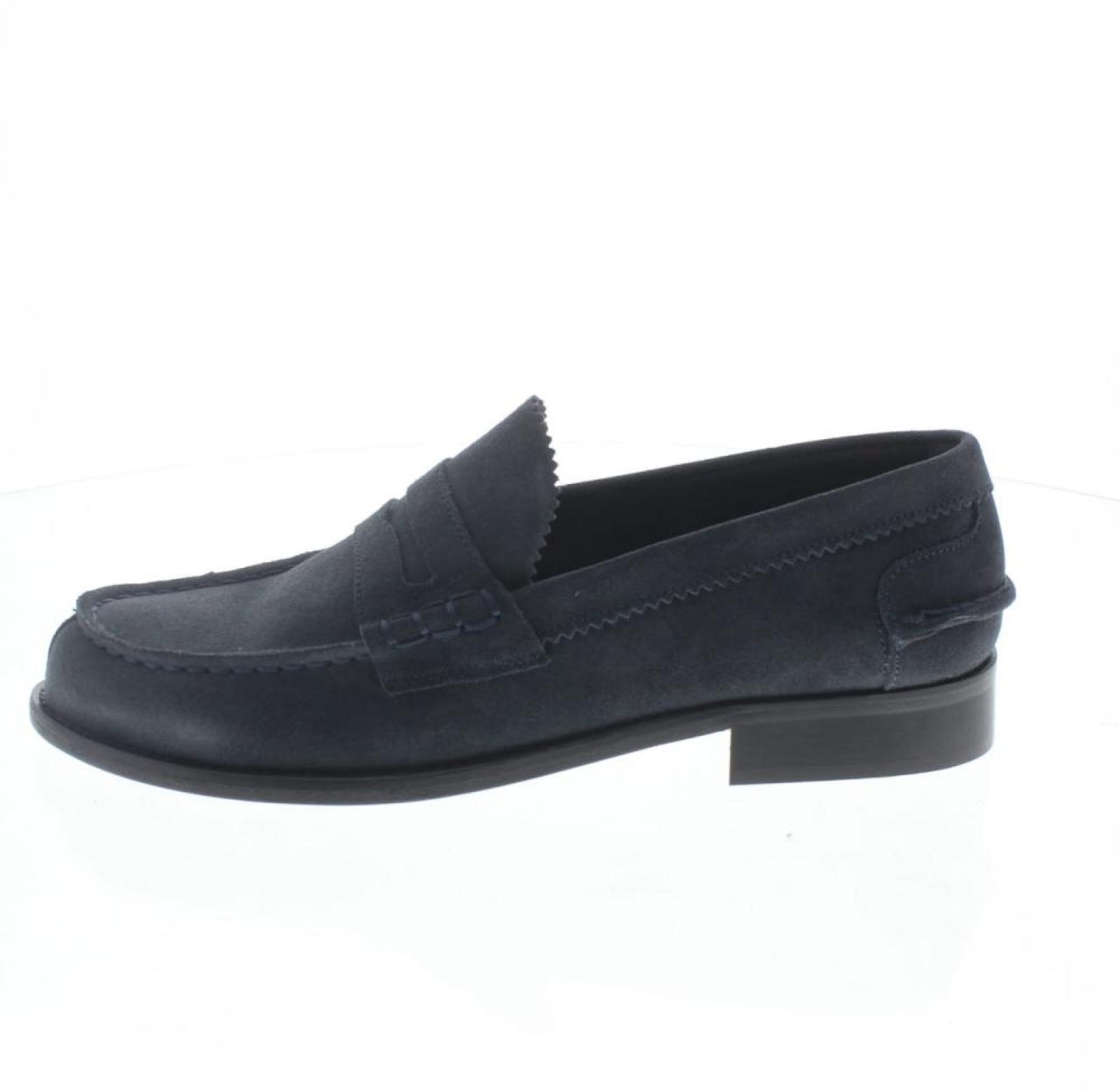 MARCO FERRETTI daim Homme bleu Photo 4
