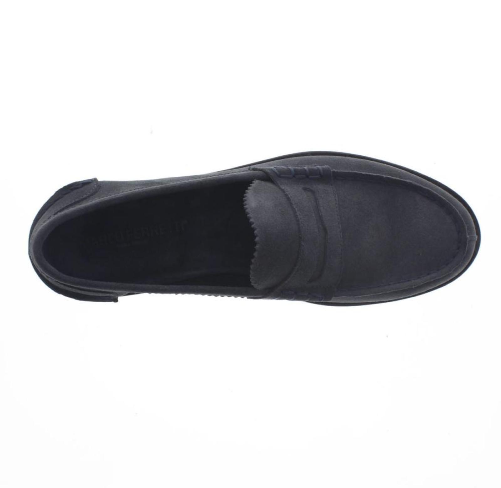 MARCO FERRETTI daim Homme bleu Photo 6