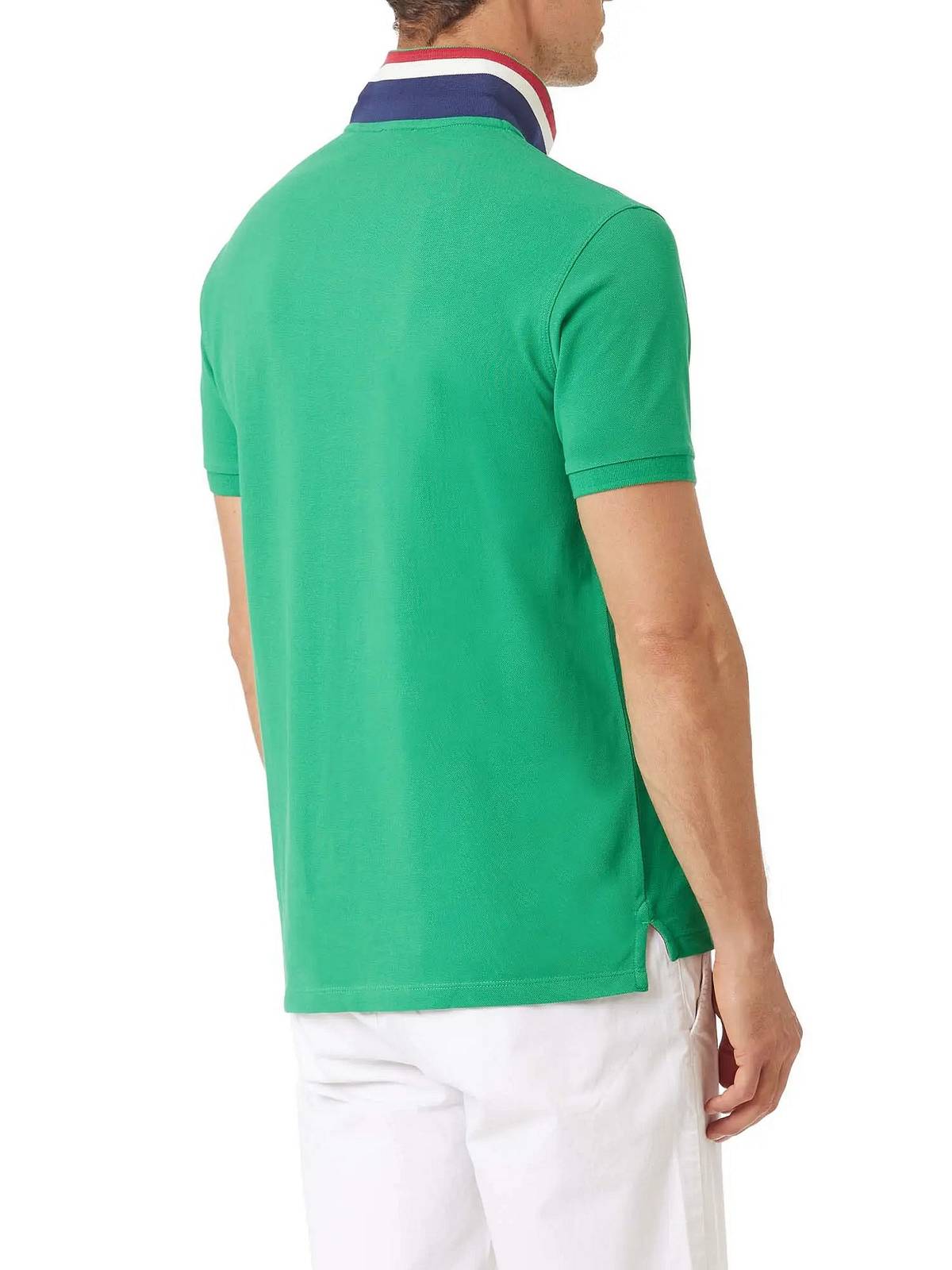 US POLO Kory - Short Sleeve Polo with Maxi Logo Man green Photo 2