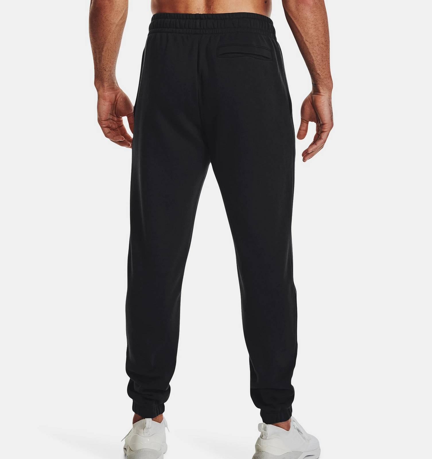 UNDER ARMOUR Jogger Essential Fleece - Pantalone in Felpa Uomo nero Foto 3