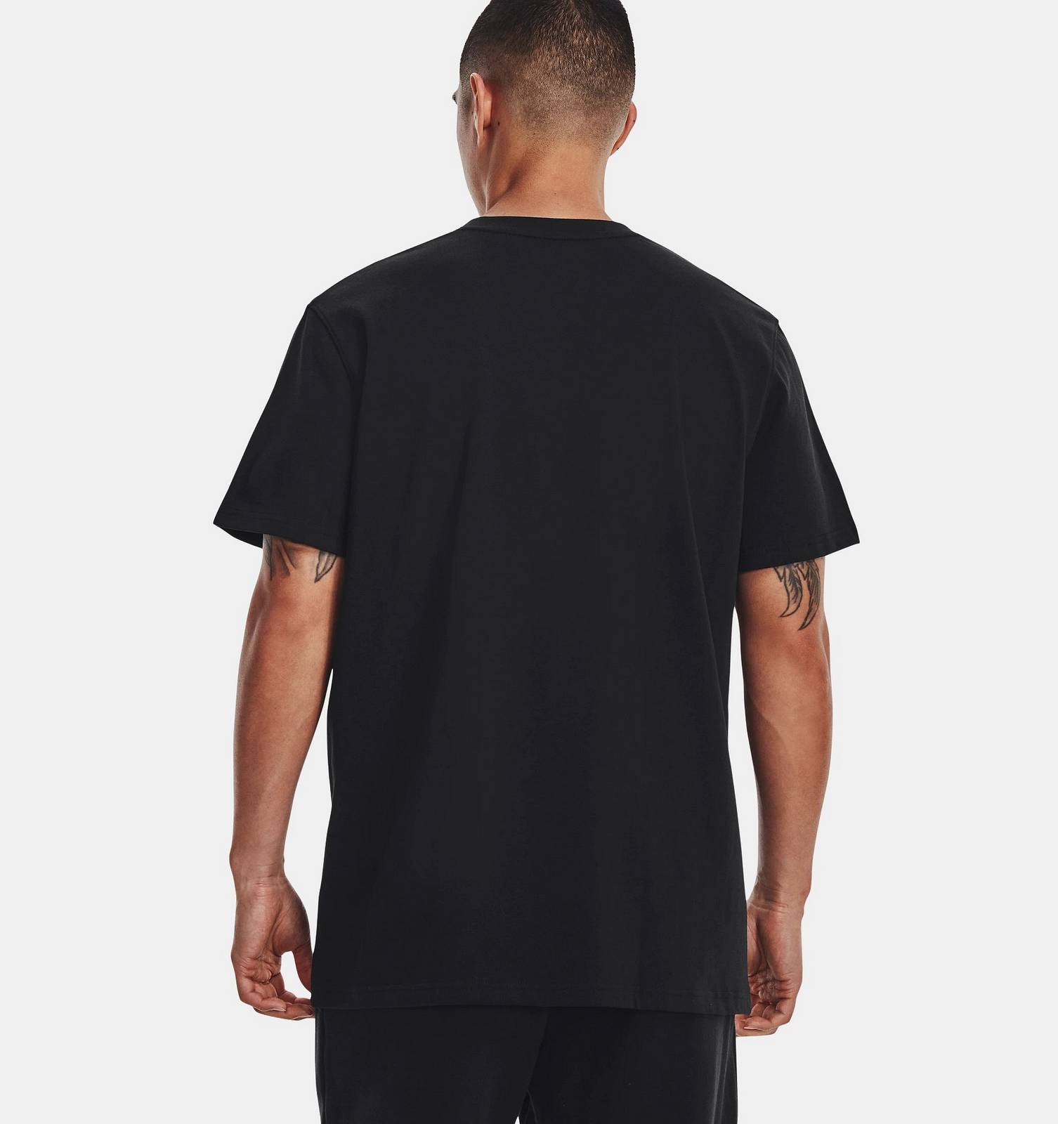 UNDER ARMOUR Tee Small Embroidered Logo - T-Shirt a Manica Corta Uomo nero Foto 3