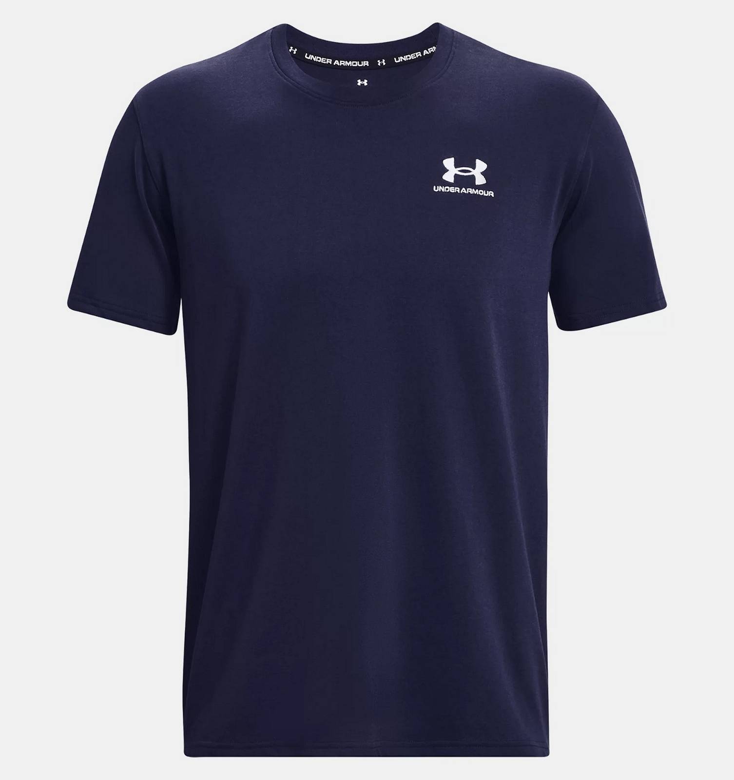 UNDER ARMOUR Tee Small Embroidered Logo - T-Shirt a Manica Corta Uomo blu