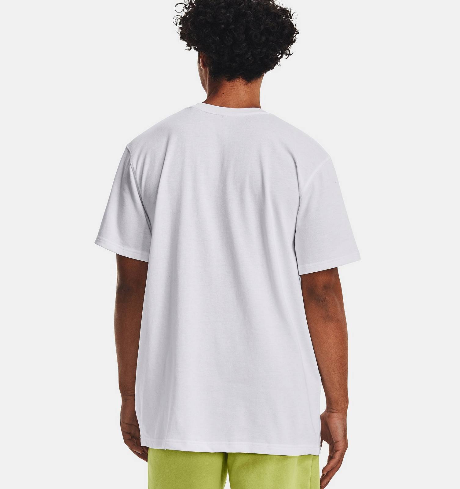UNDER ARMOUR Tee Small Embroidered Logo - T-Shirt a Manica Corta Uomo bianco Foto 3