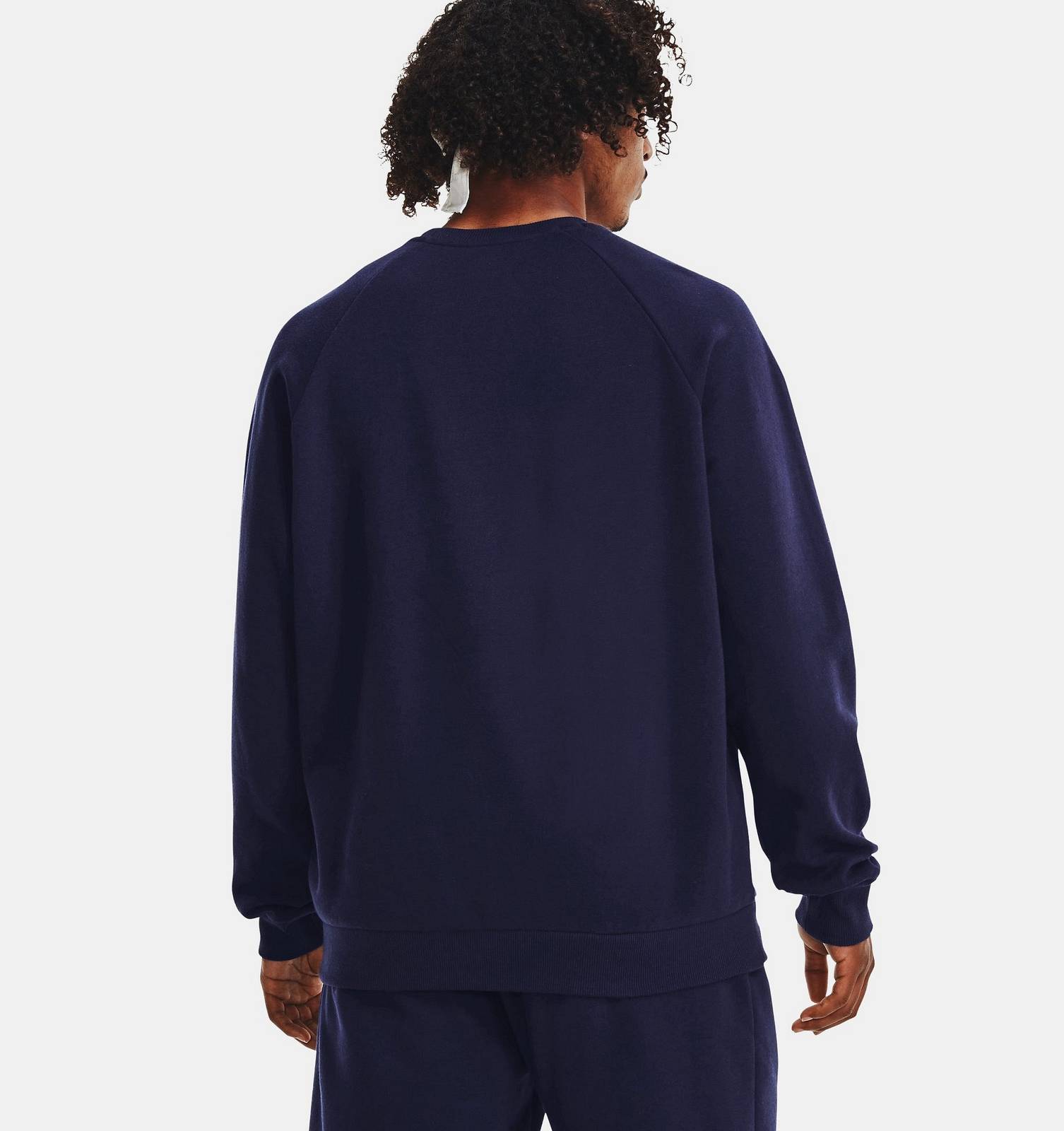 UNDER ARMOUR Rival Fleece Crew - Felpa a Girocollo Uomo blu Foto 3