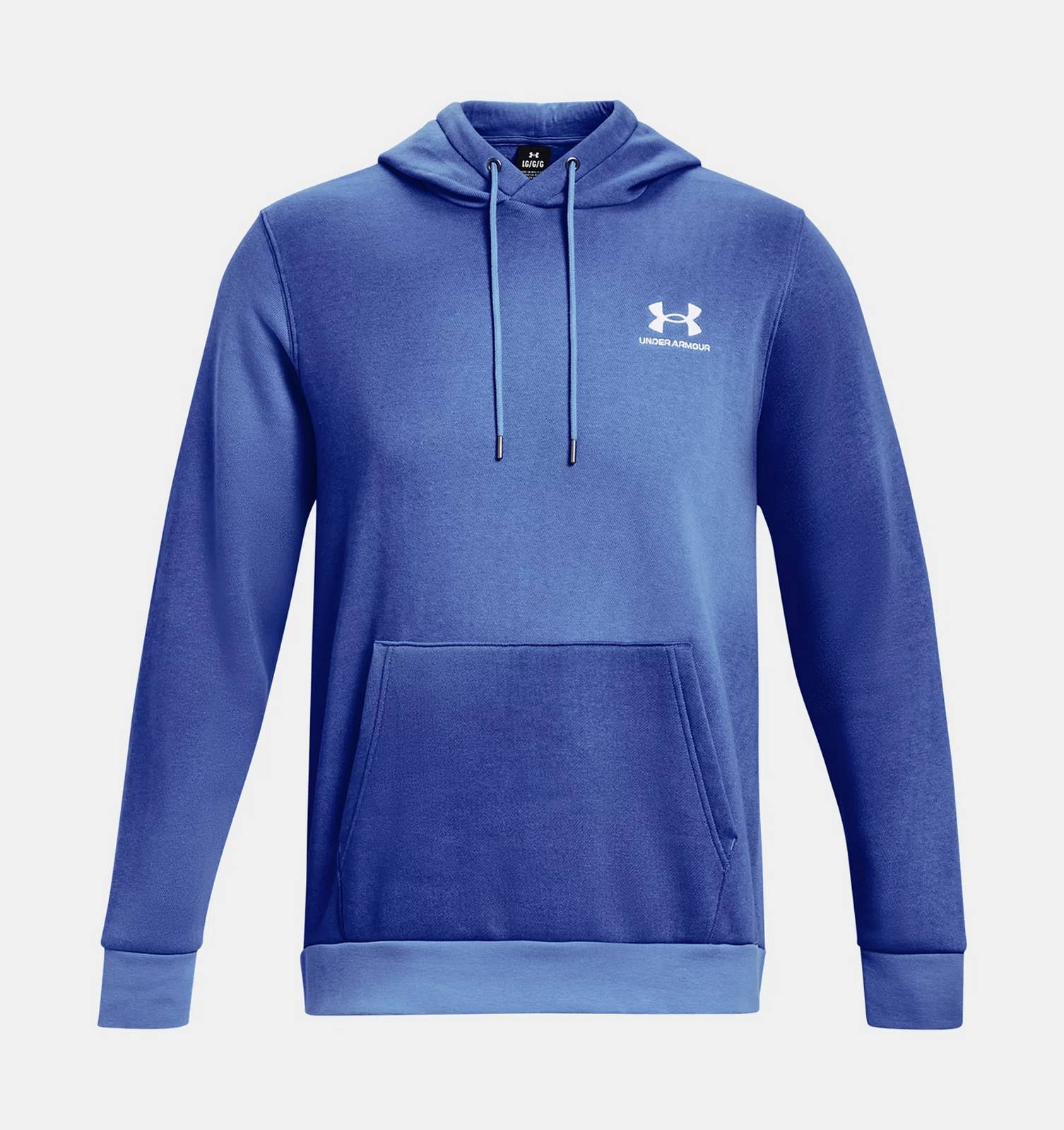 UNDER ARMOUR Essential Fleece - Felpa con Cappuccio Uomo blu