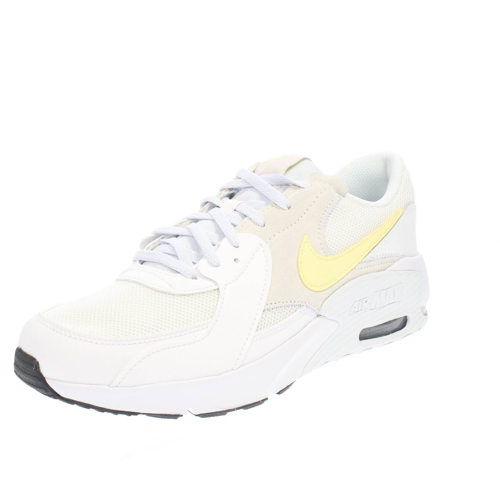 nike air max excee white yellow