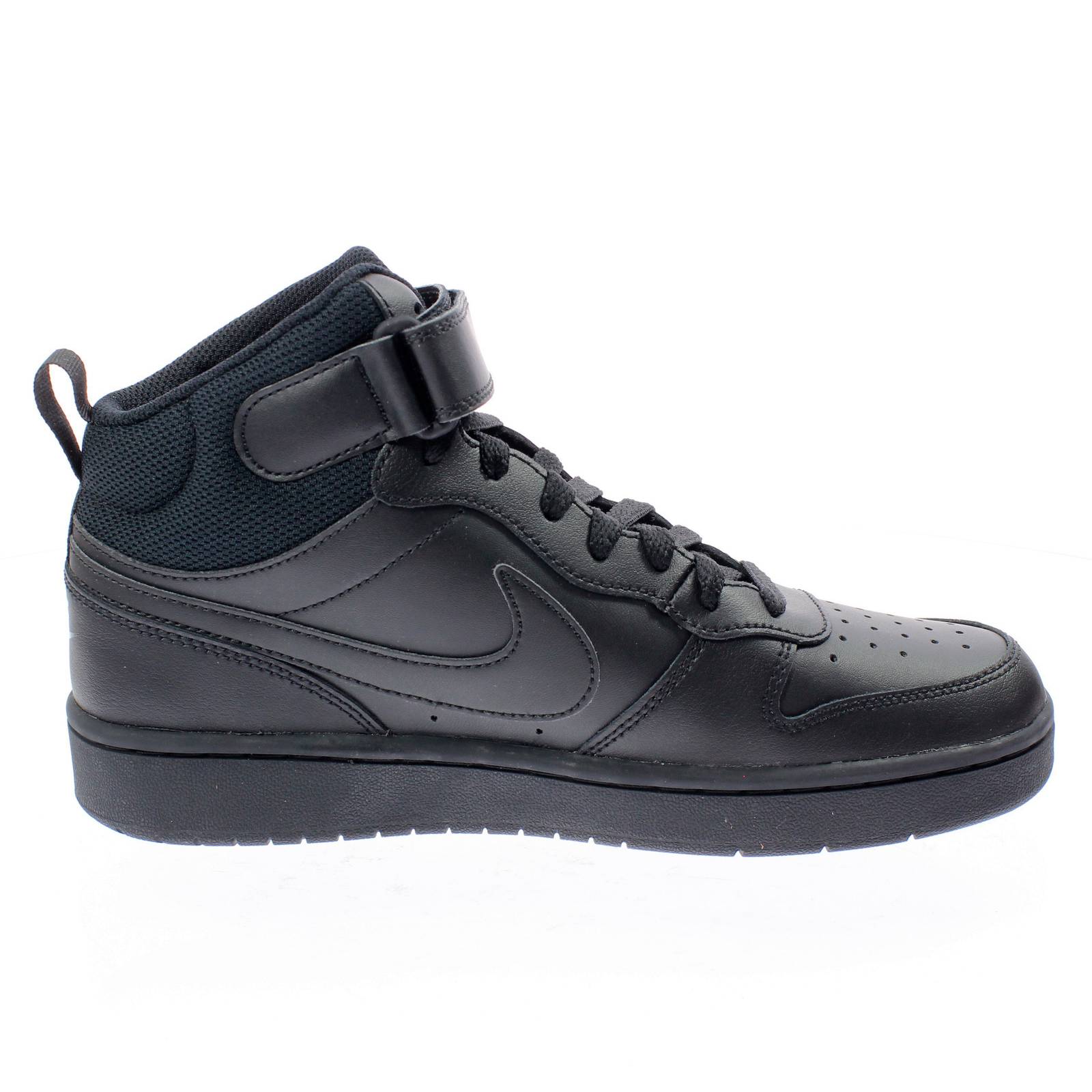 NIKE Court Borough Mid 2 GS - Sneakers Retro Basketball Kids black Photo 2