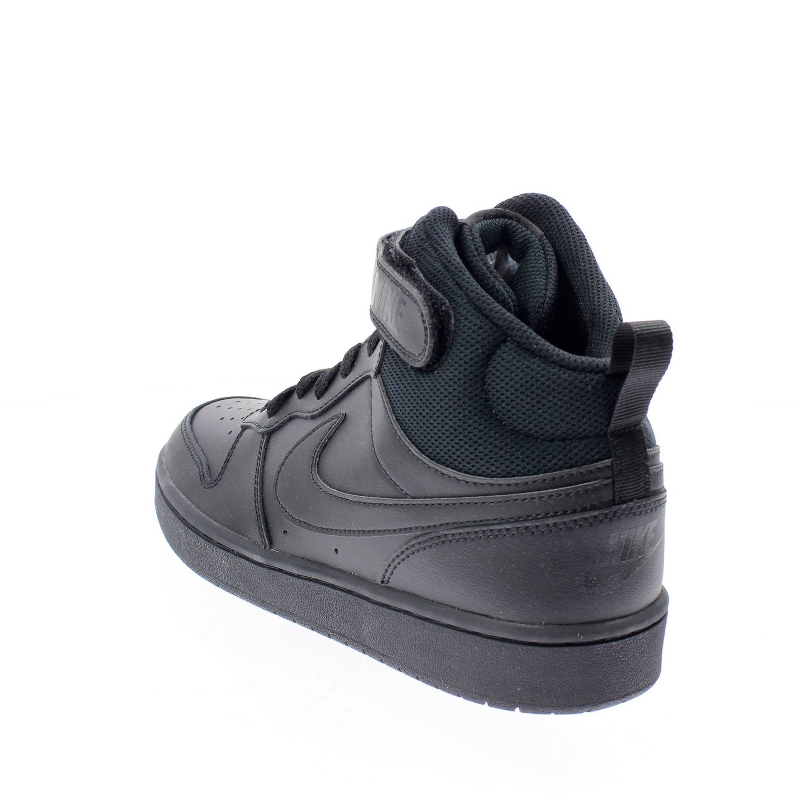 NIKE Court Borough Mid 2 GS - Sneakers Retro Basketball Kids black Photo 4