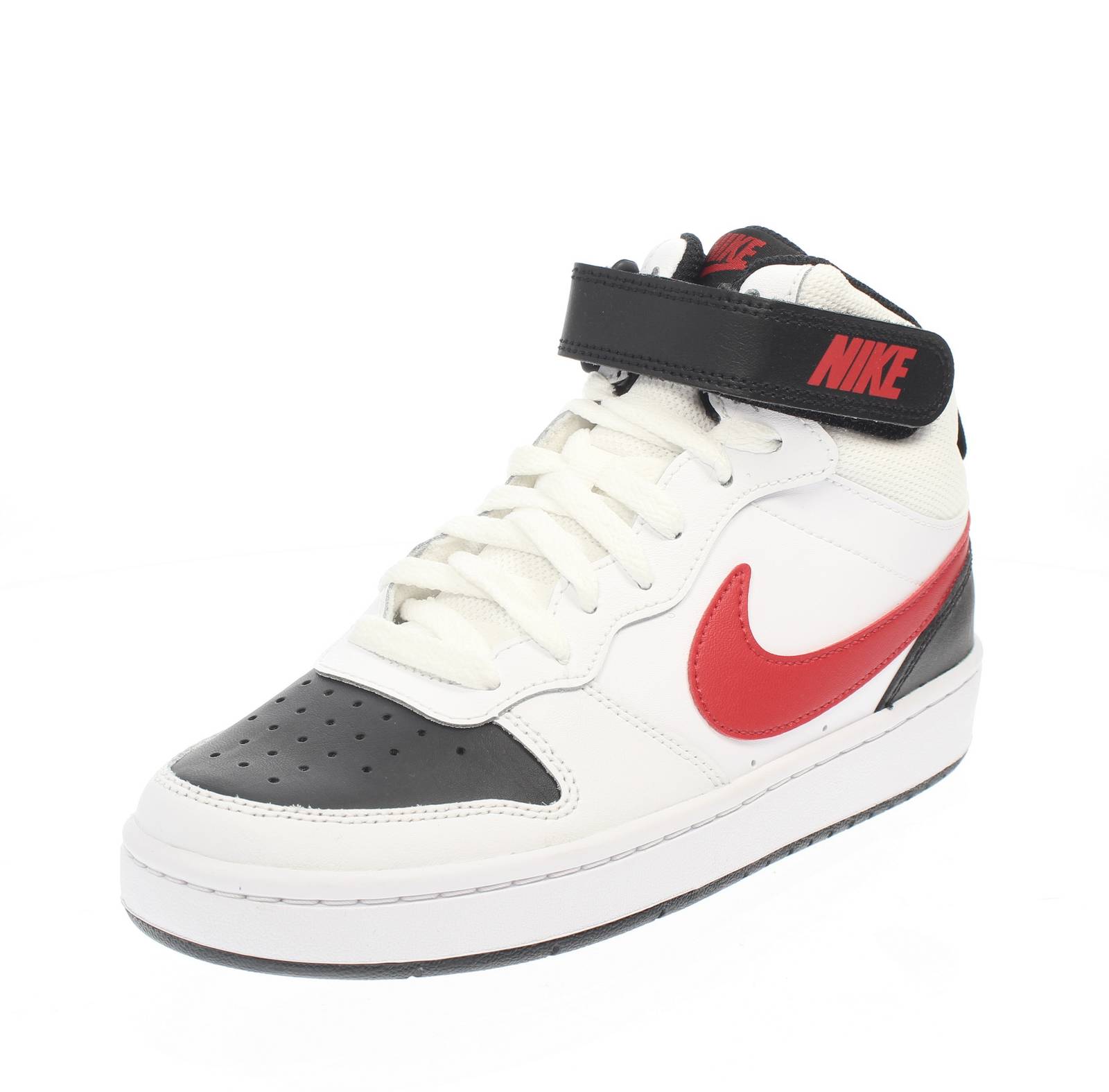NIKE Court Borough Mid 2 GS - Retro Basketball Sneakers Kinder weiß