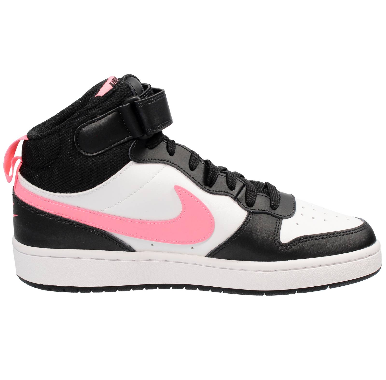 NIKE Court Borough Mid 2 GS - Sneakers Retro Basketball Kids black Photo 2