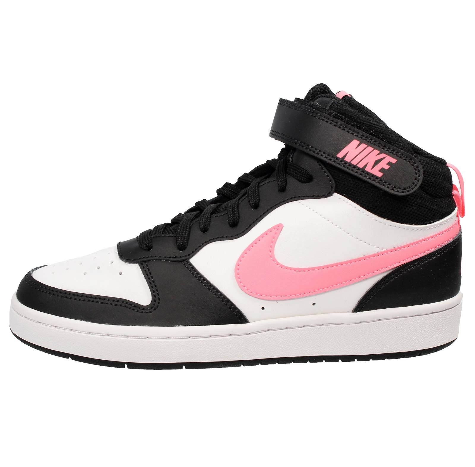 NIKE Court Borough Mid 2 GS - Sneakers Retro Basketball Kids black Photo 3