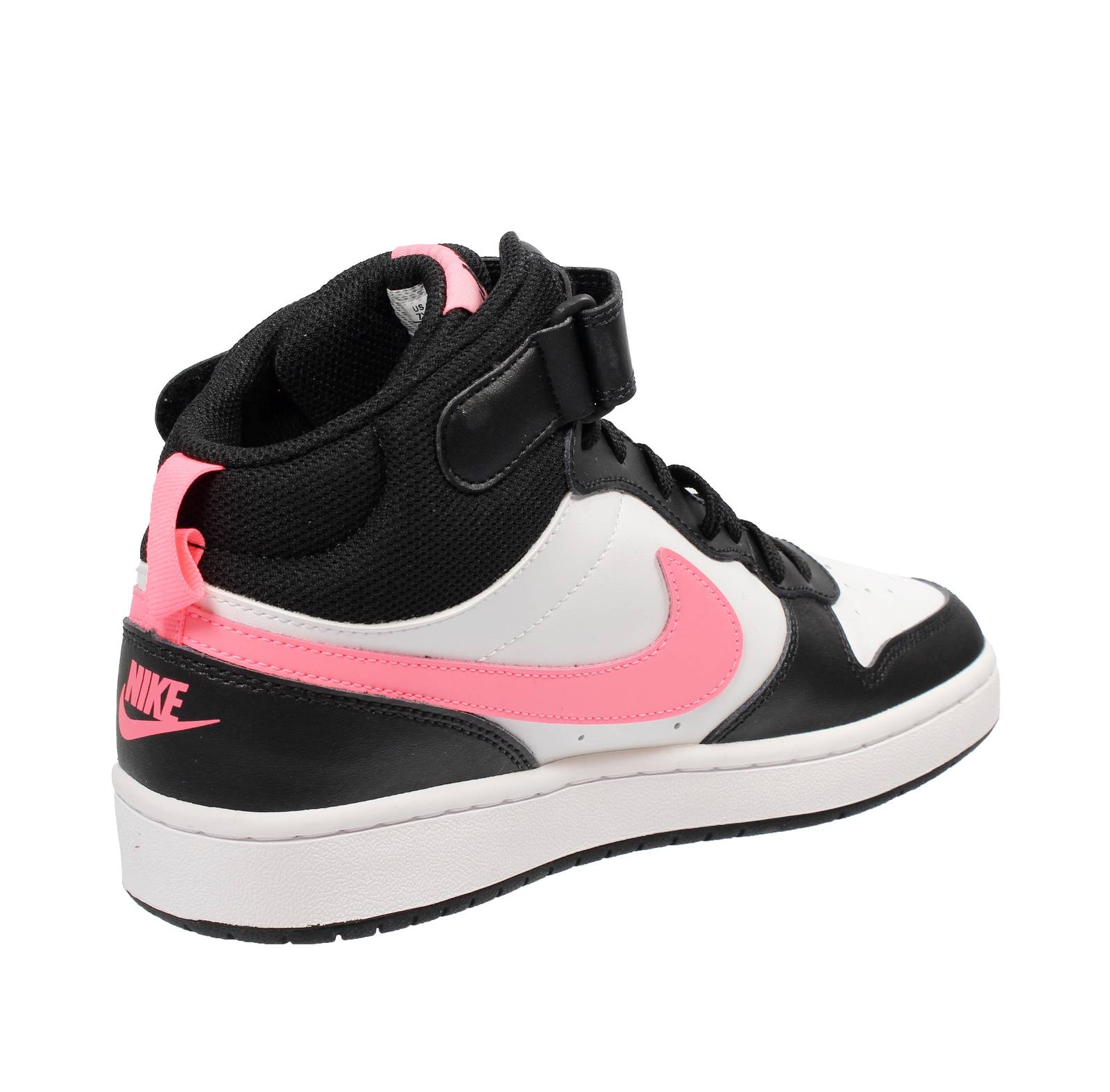 NIKE Court Borough Mid 2 GS - Sneakers Retro Basketball Kids black Photo 4