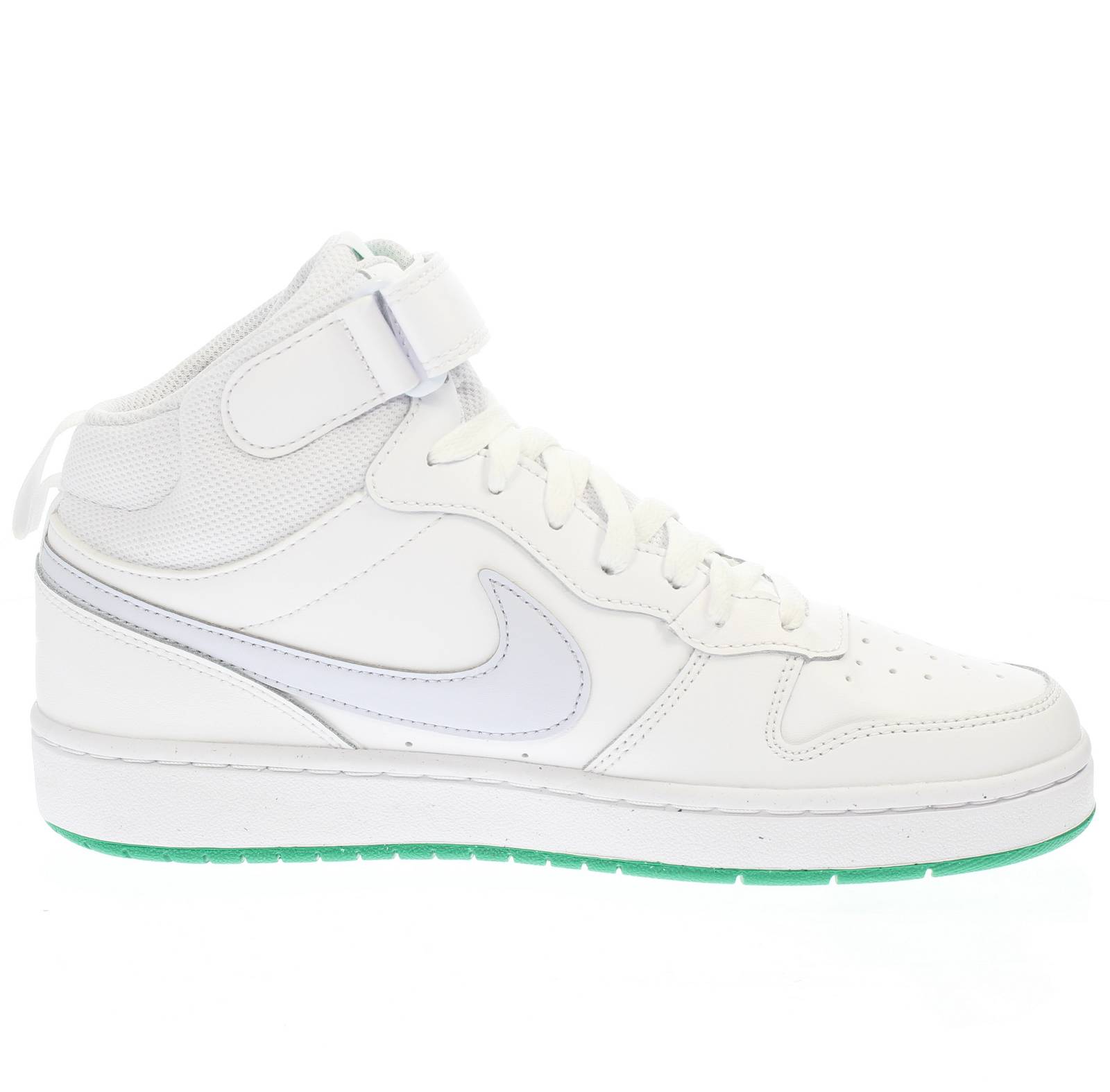 NIKE Court Borough Mid 2 GS - Sneakers Retro Basketball Kids white Photo 2