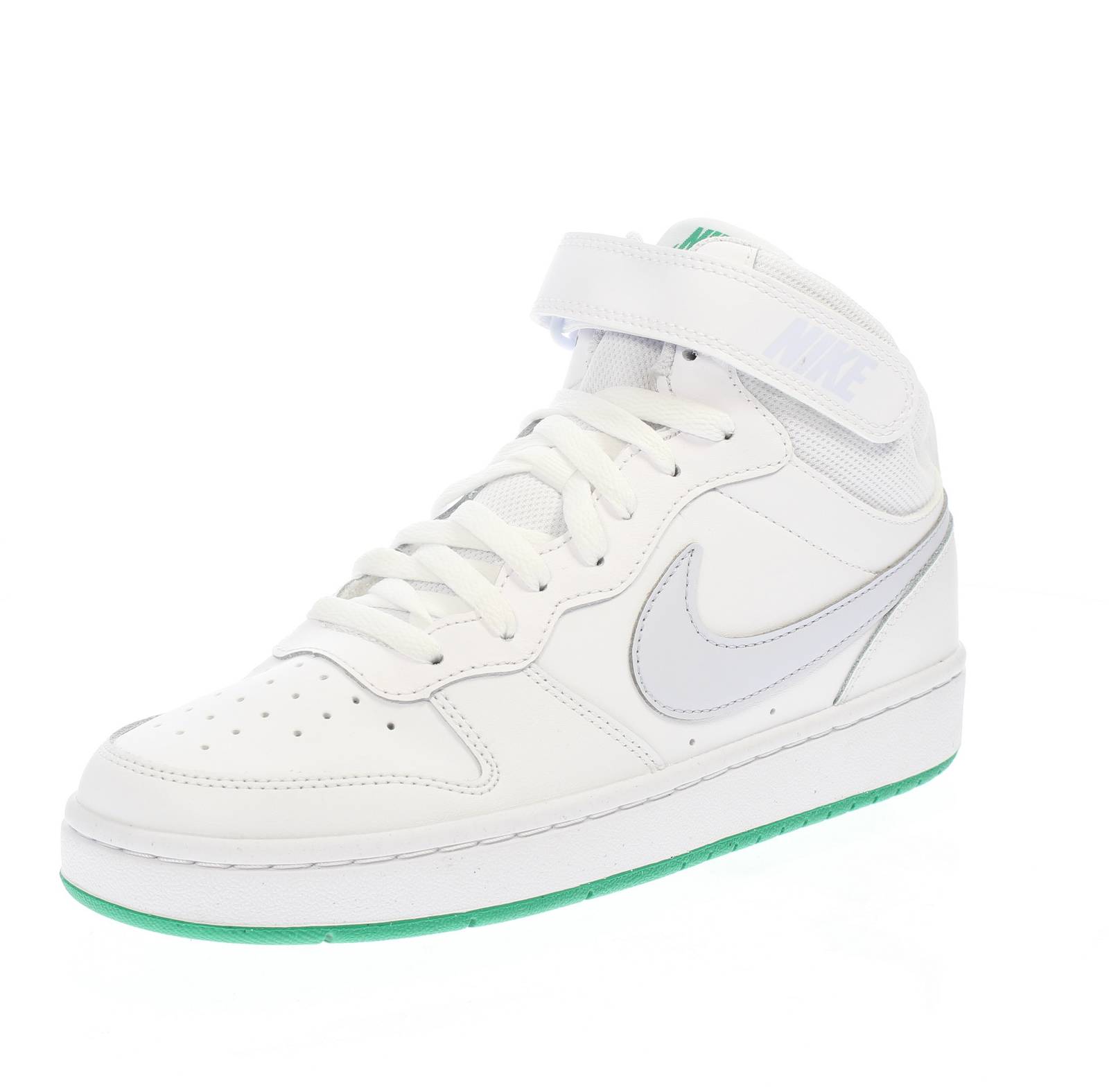 NIKE Court Borough Mid 2 GS - Retro Basketball Sneakers Kinder weiß