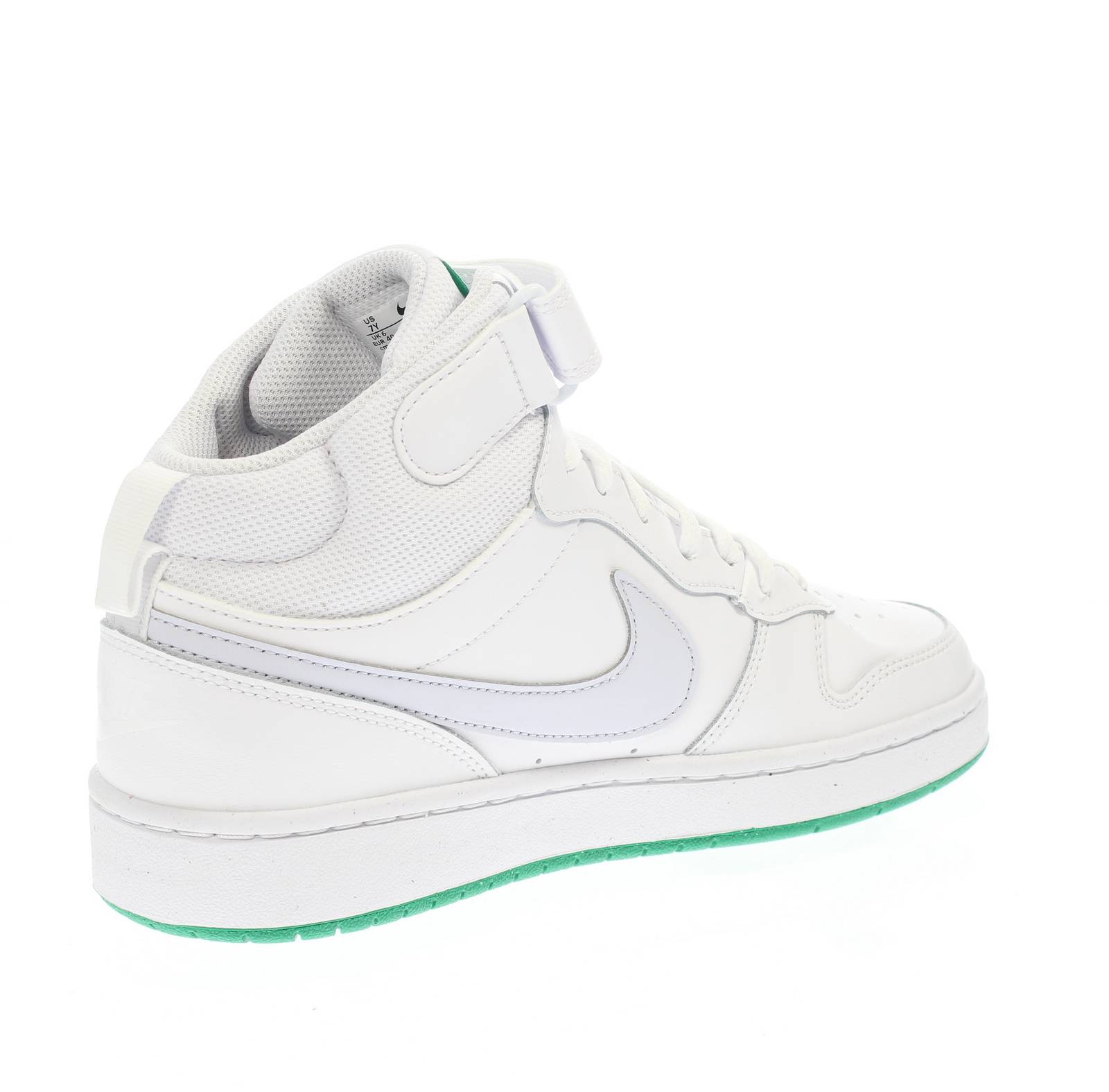NIKE Court Borough Mid 2 GS - Sneakers Retro Basketball Kids white Photo 4