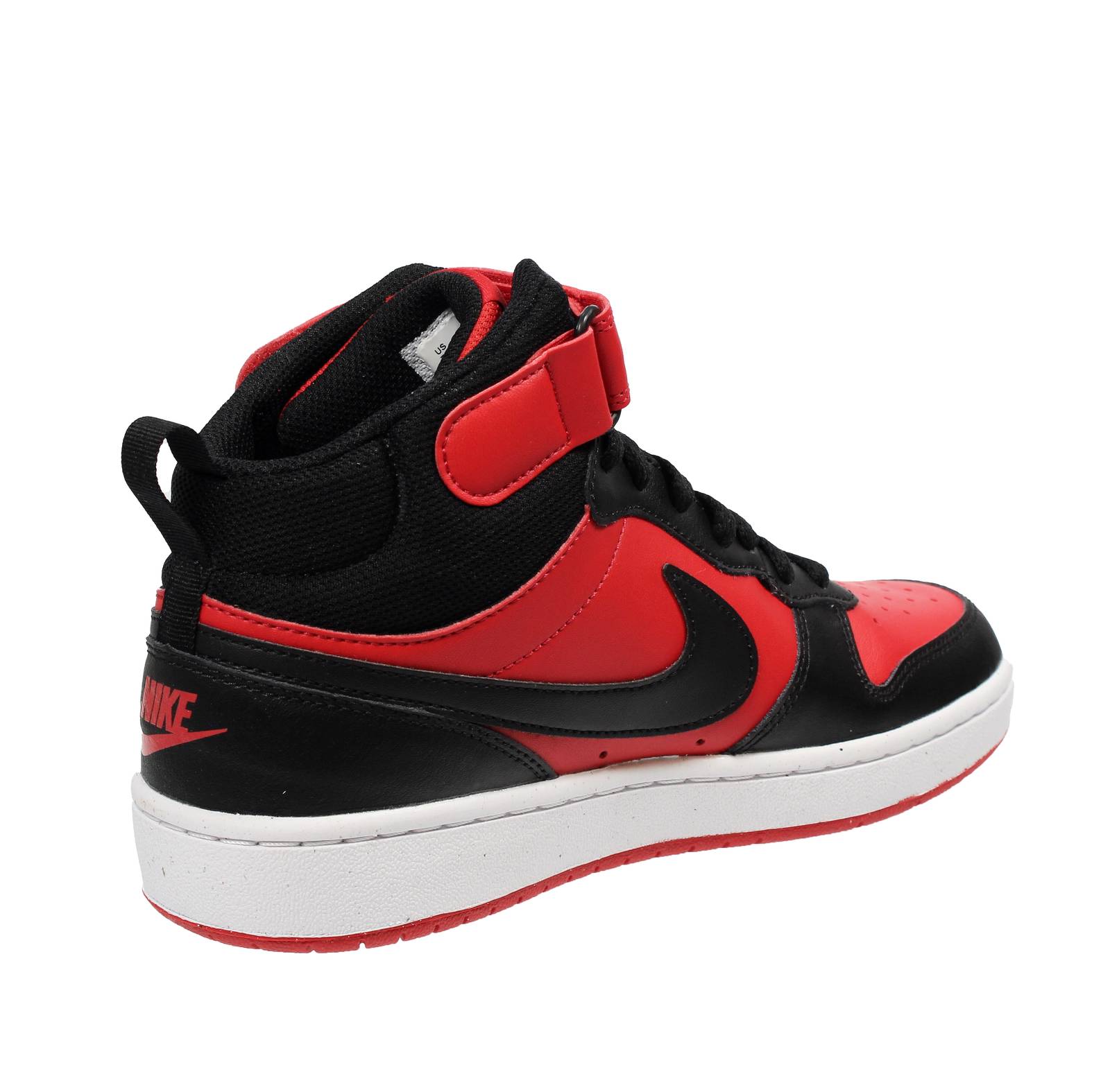NIKE Court Borough Mid 2 GS - Sneakers Retro Basketball Kids red Photo 4