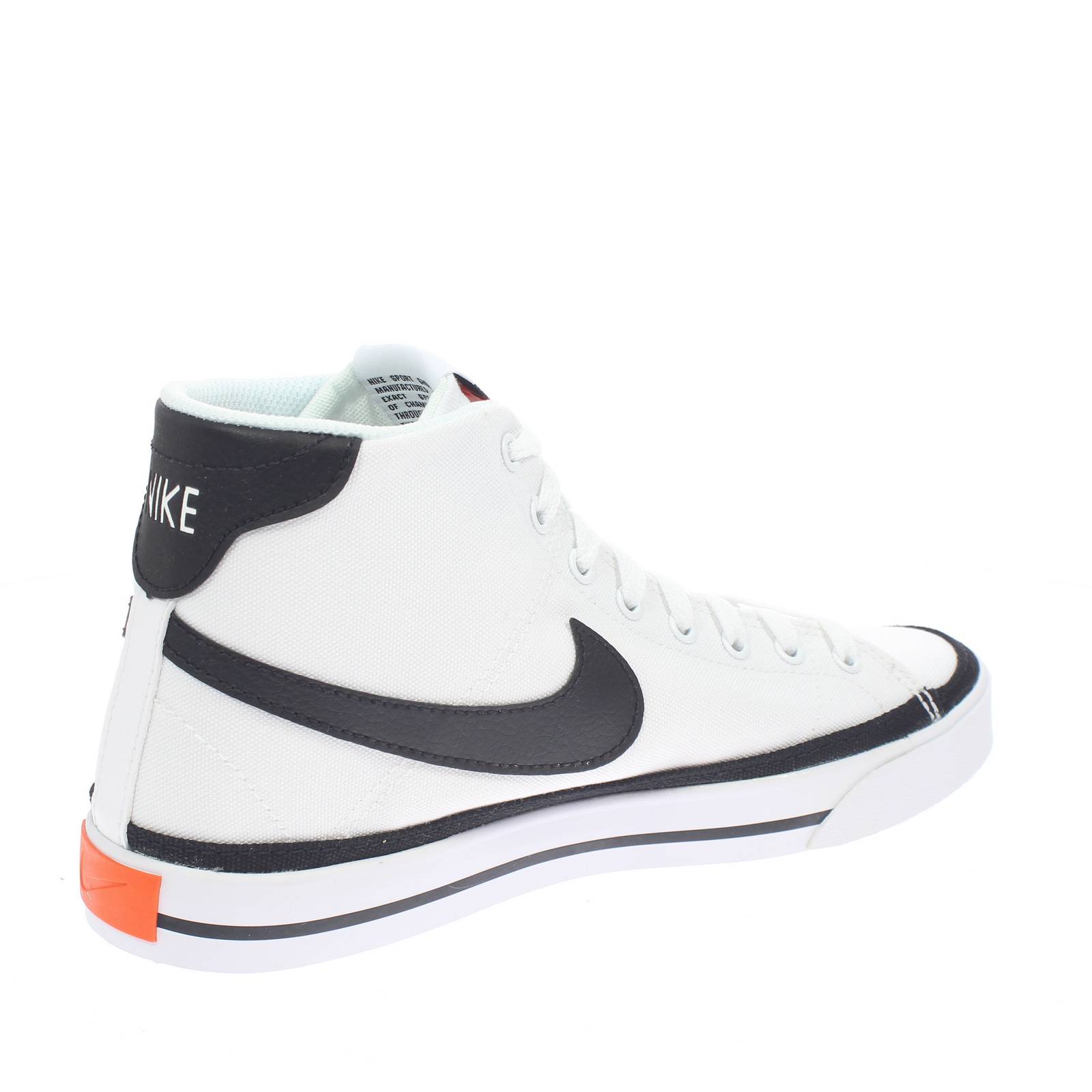 NIKE Hof Vermächtnis Cnvs Mid Damen weiß Foto 4