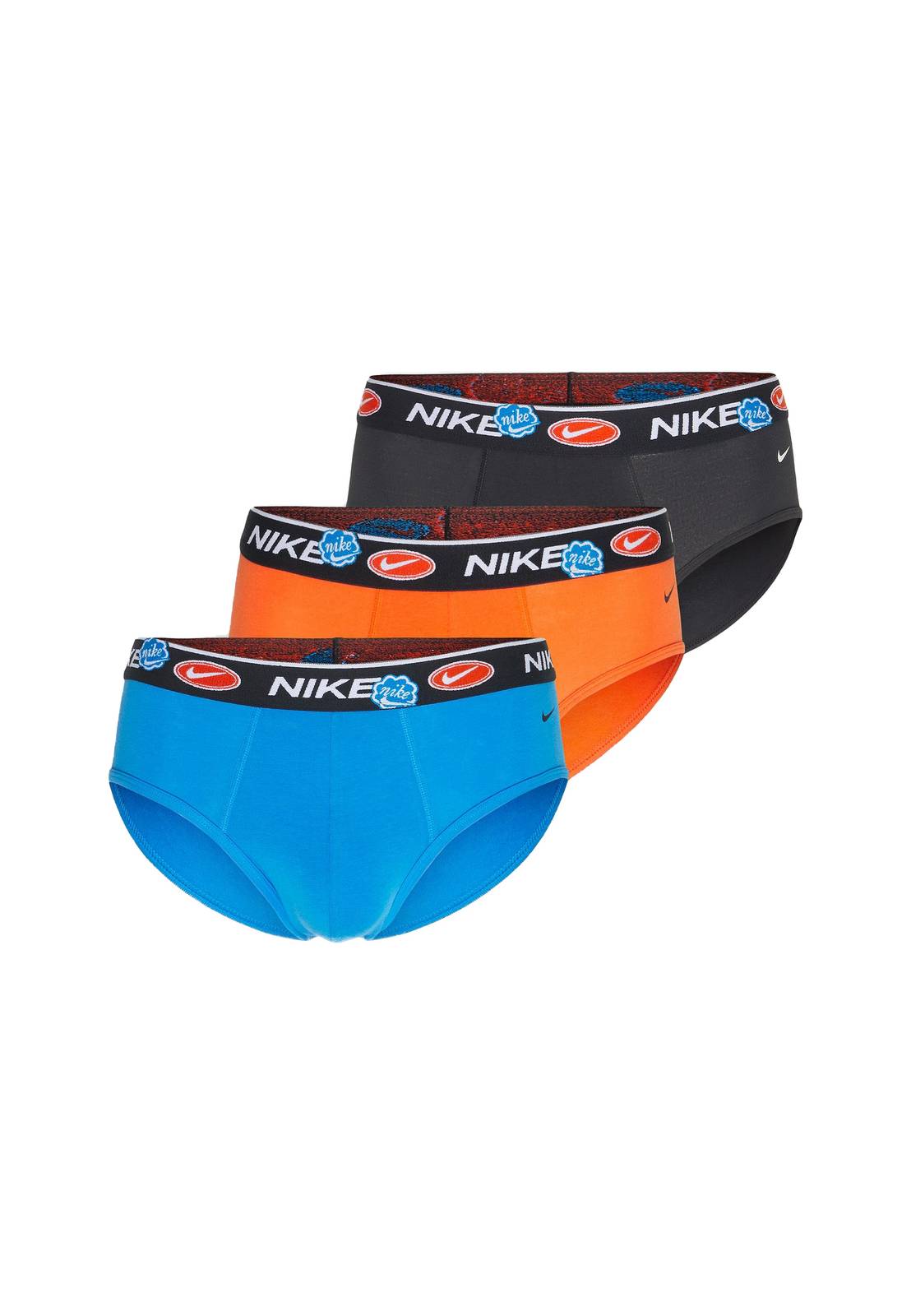 NIKE Everyday Cotton Stretch Brief - 3PK Slip Uomo multicolore