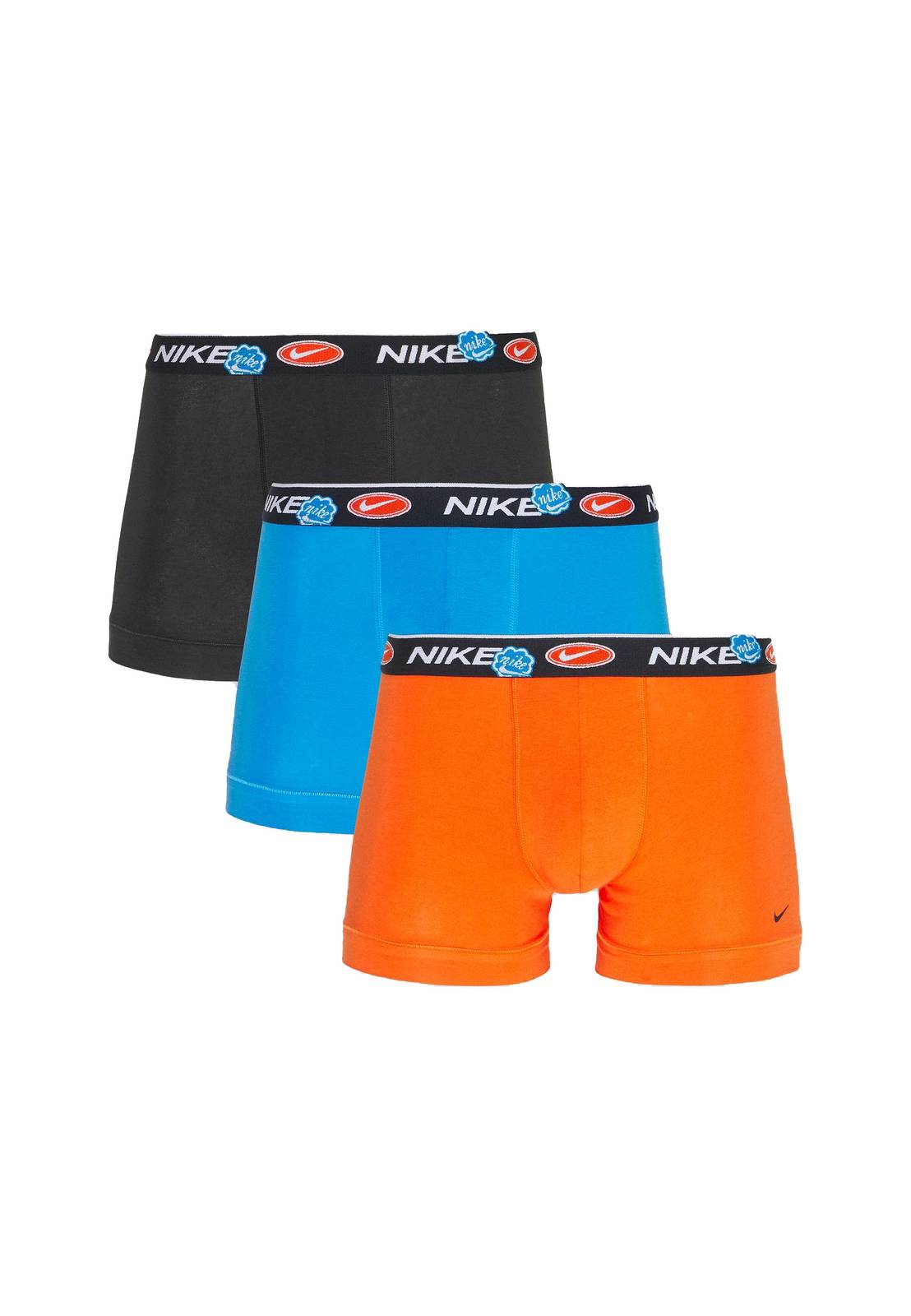 NIKE Everyday Cotton Stretch Trunk Shorty - 3PK Boxer Uomo multicolore