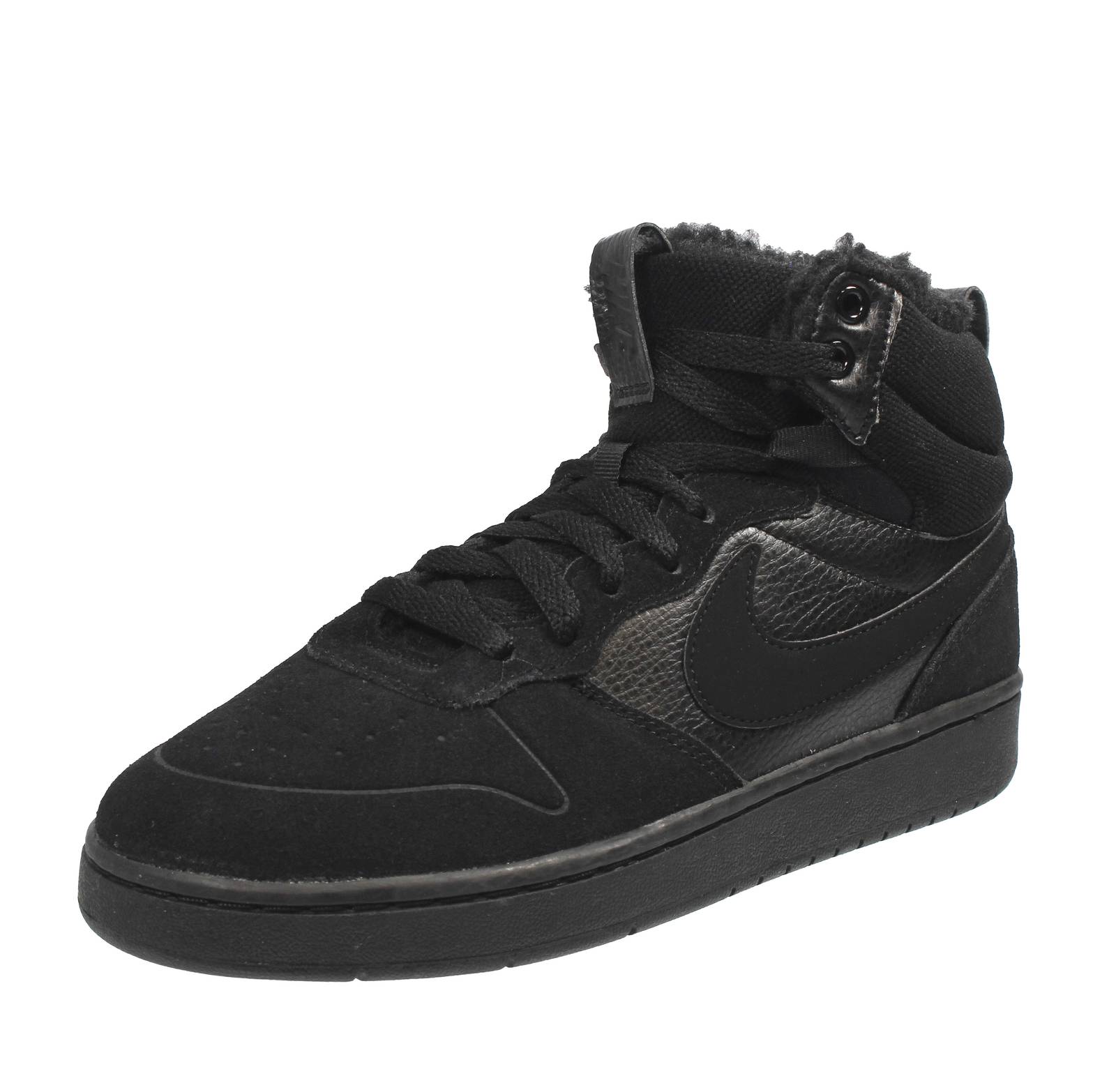NIKE Court Borough Mid Boot GS Sneakers Retro Basket black