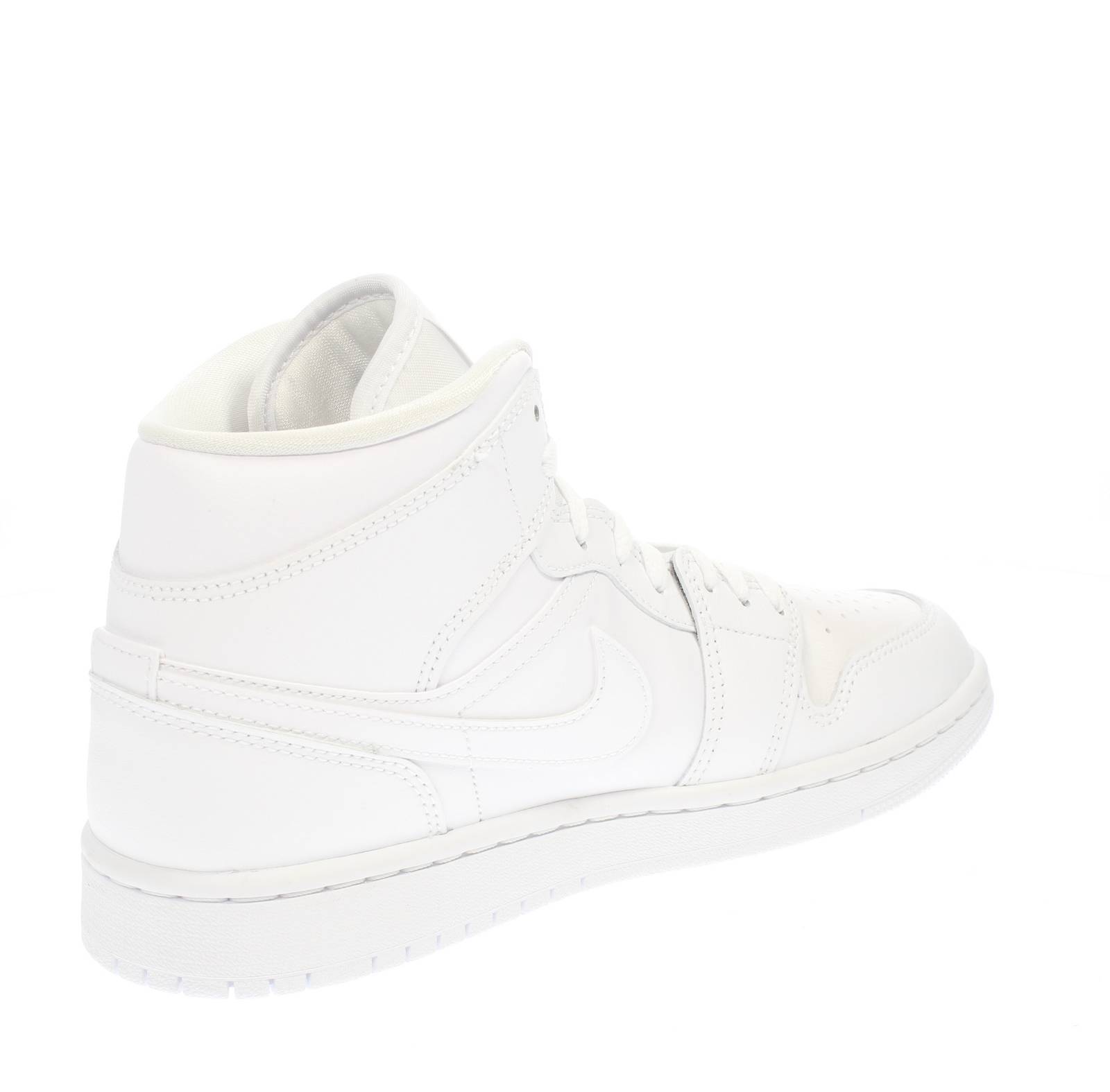 NIKE Air Jordan 1 Mid Damen weiß Foto 4