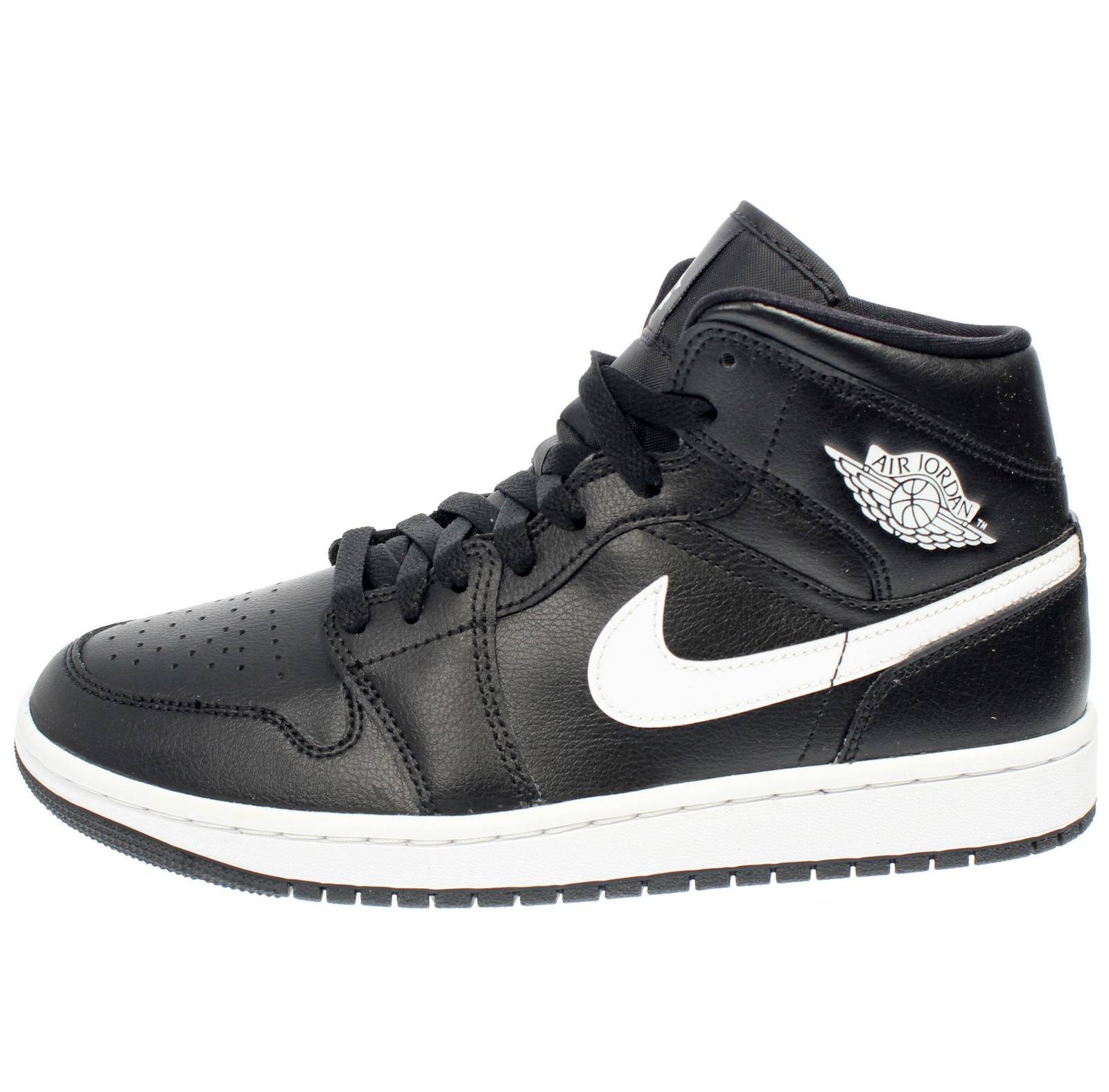 NIKE Air Jordan 1 Mid Damen schwarz Foto 3