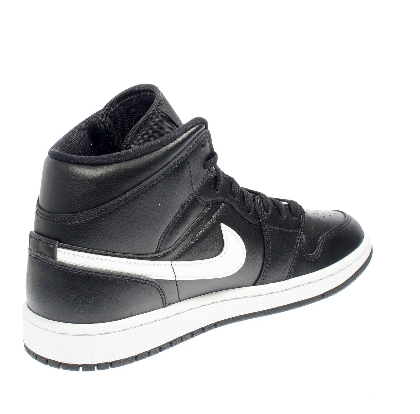 NIKE Air Jordan 1 Mid Damen schwarz Foto 4