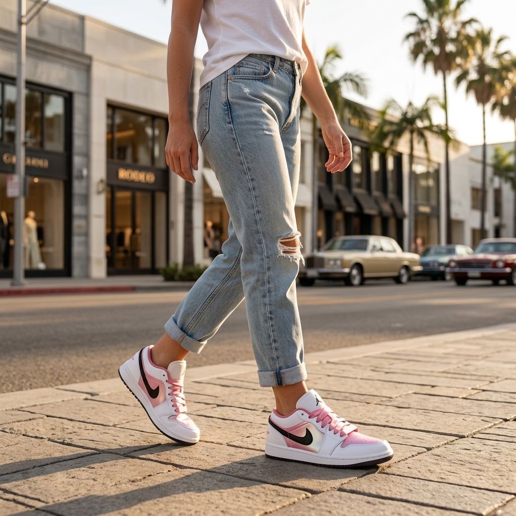 NIKE Air Jordan 1 Donna bianco Foto 2